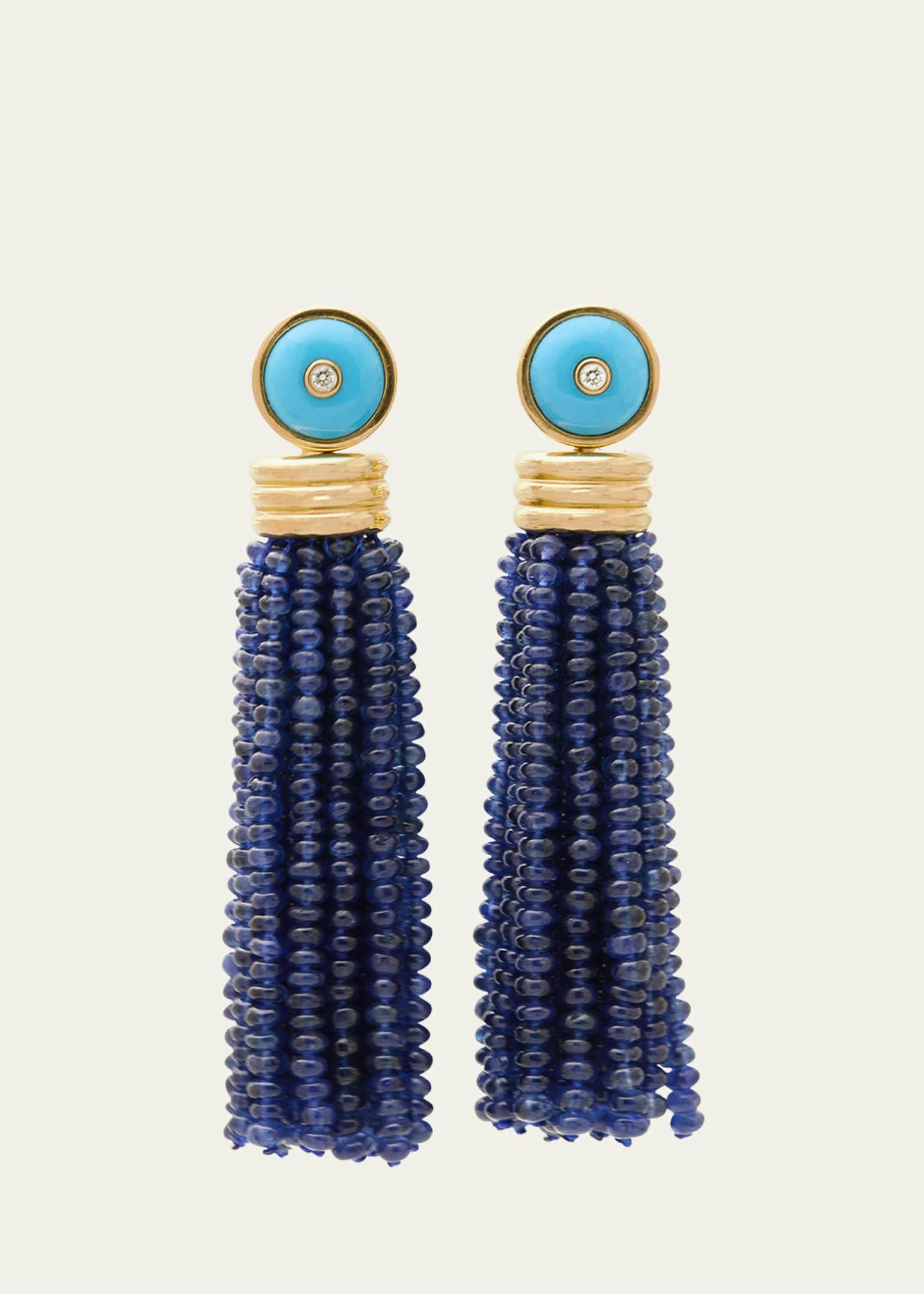 Triple tassel earrings discount