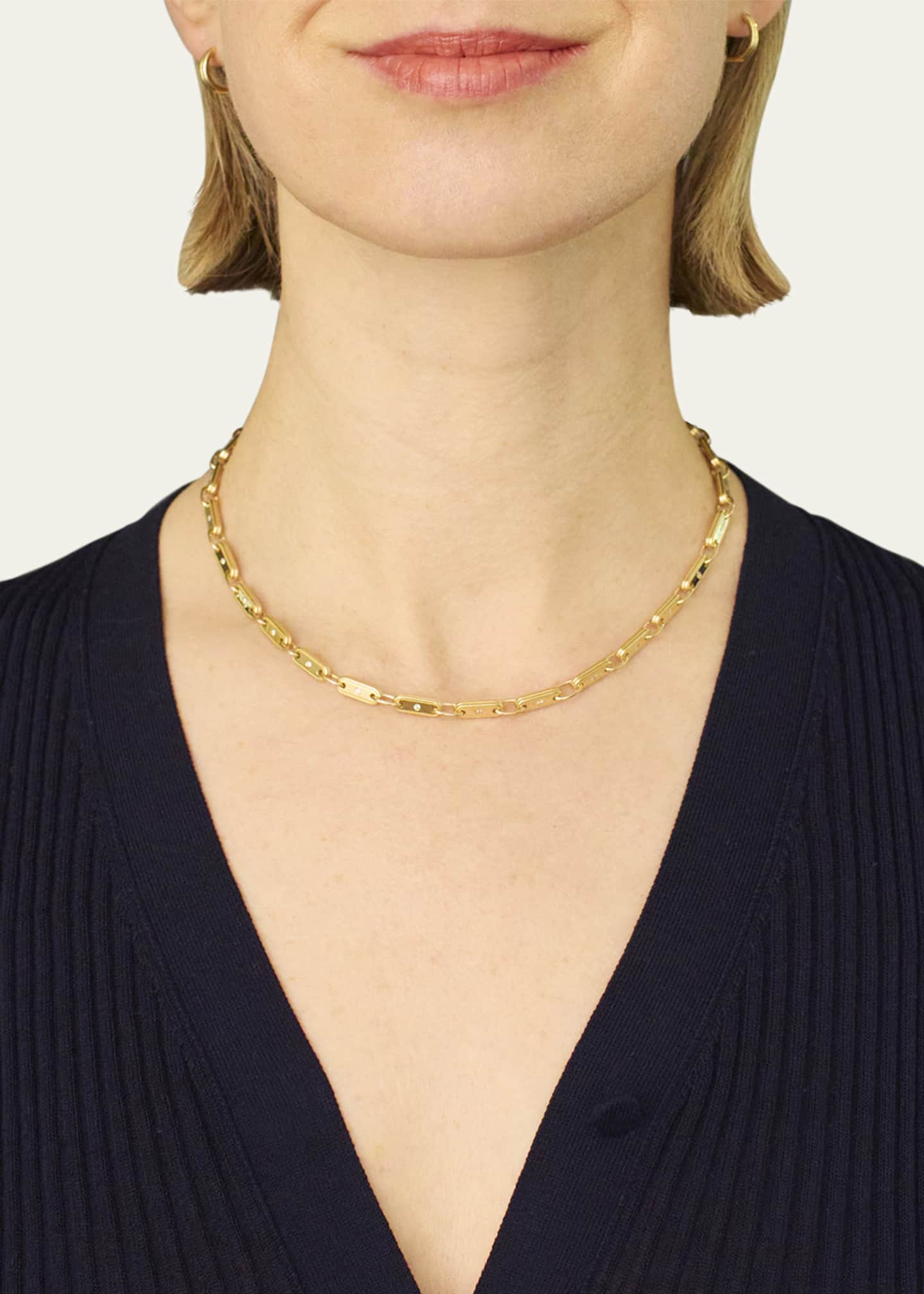 Small gold store chain choker
