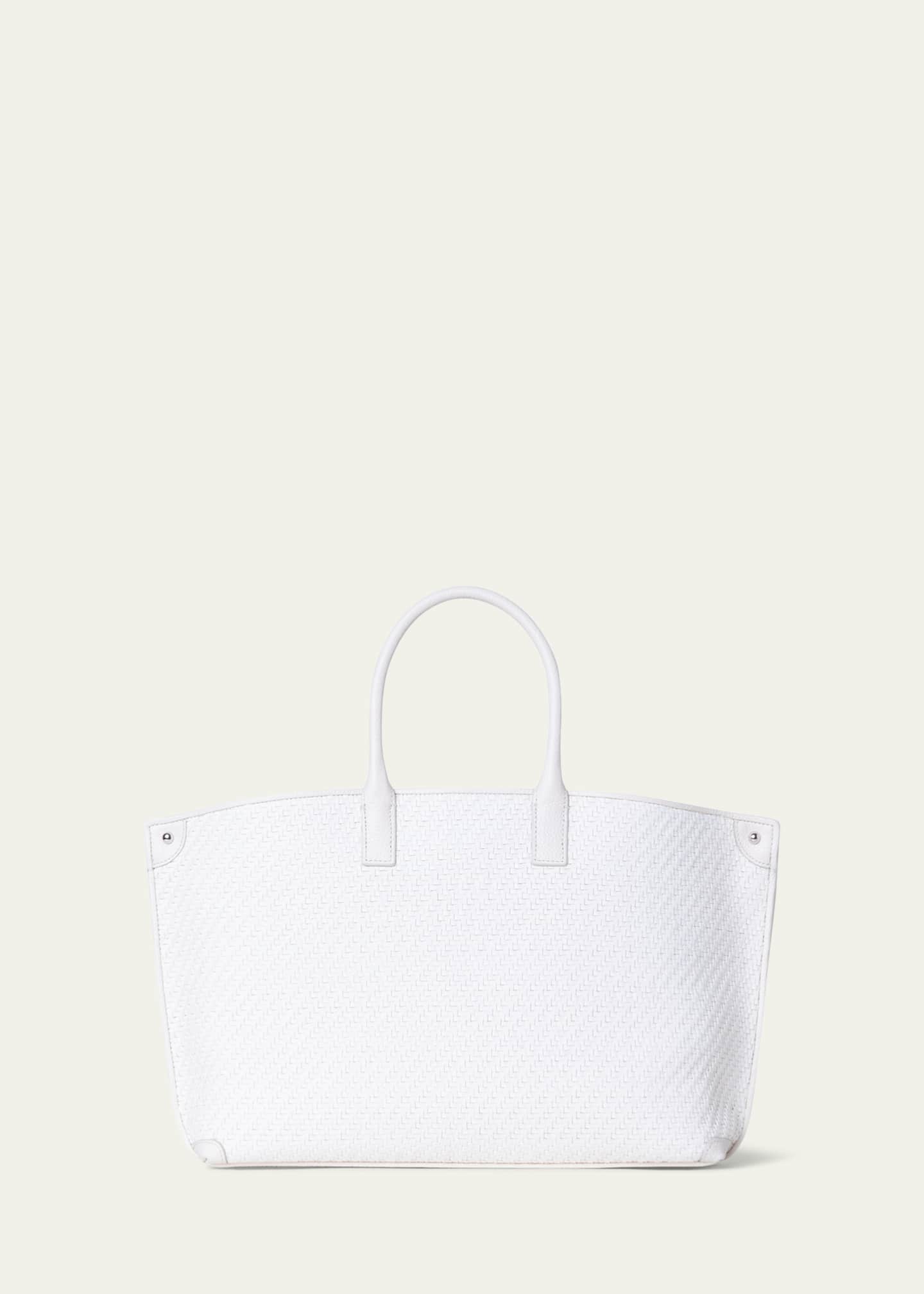 Akris Ai Little Braided Leather Top-Handle Bag Image 2 of 4