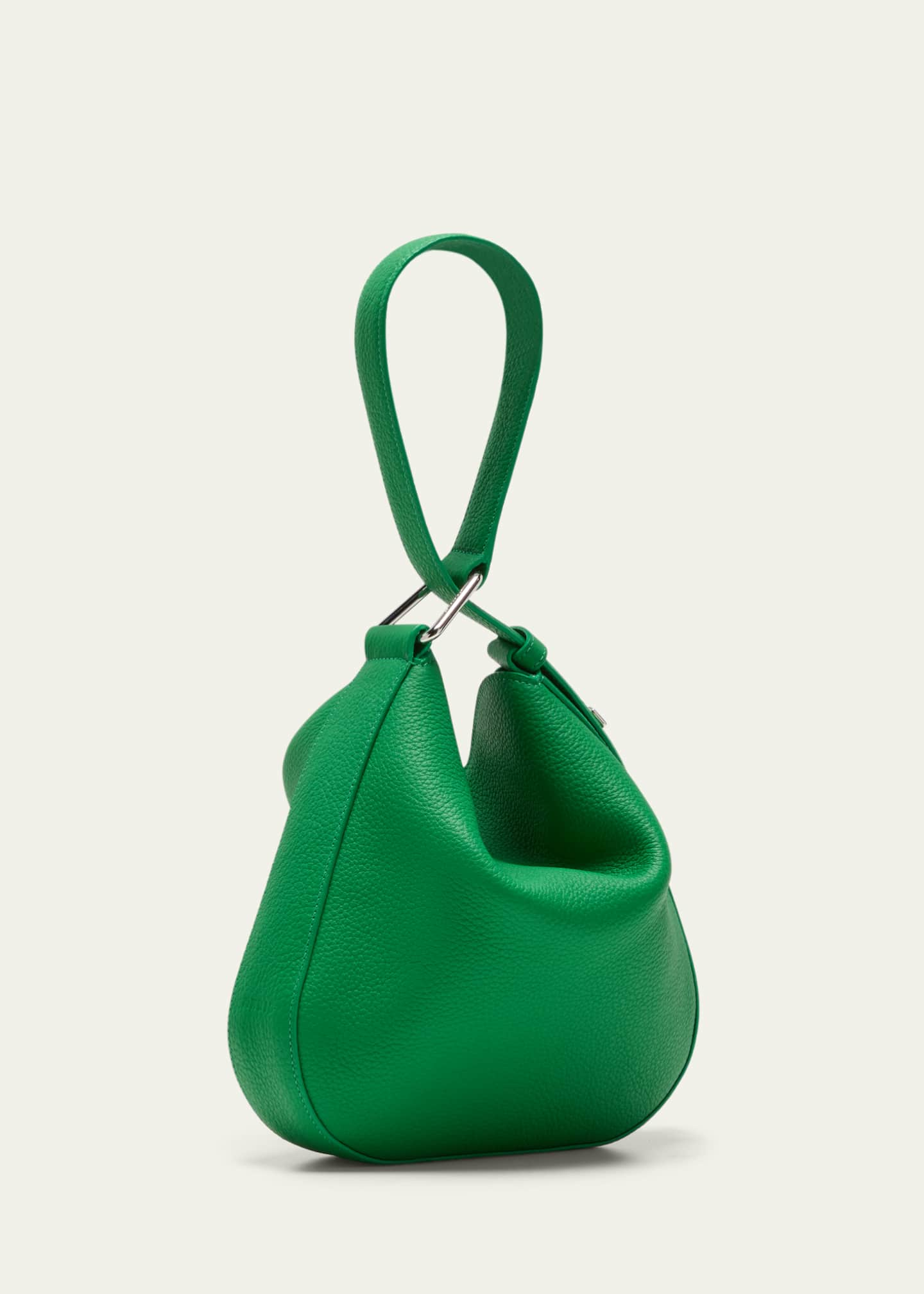 Akris Little Anna Leather Hobo Bag