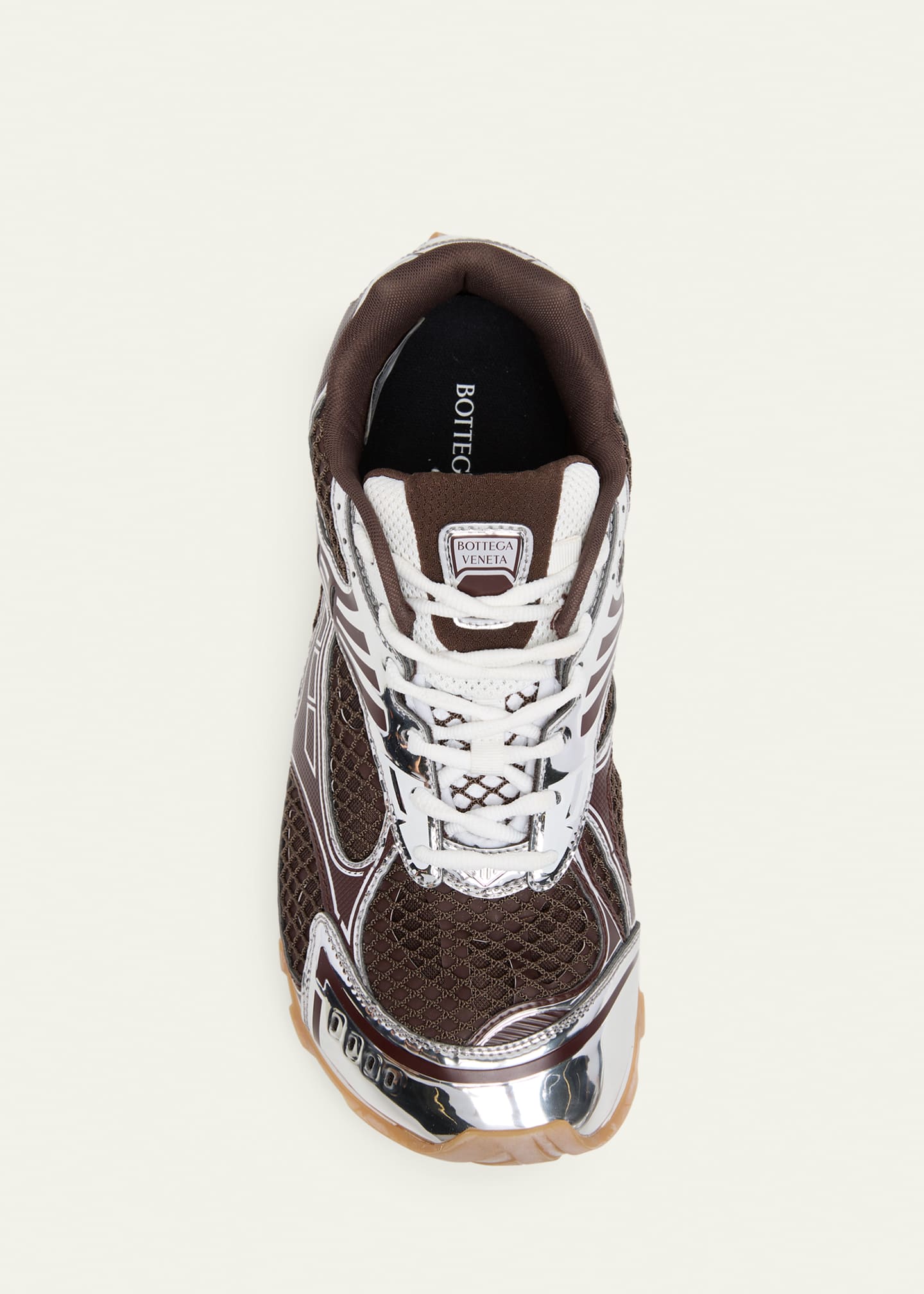 Bottega Veneta Men's Orbit Technical Fishnet Sneakers - Bergdorf
