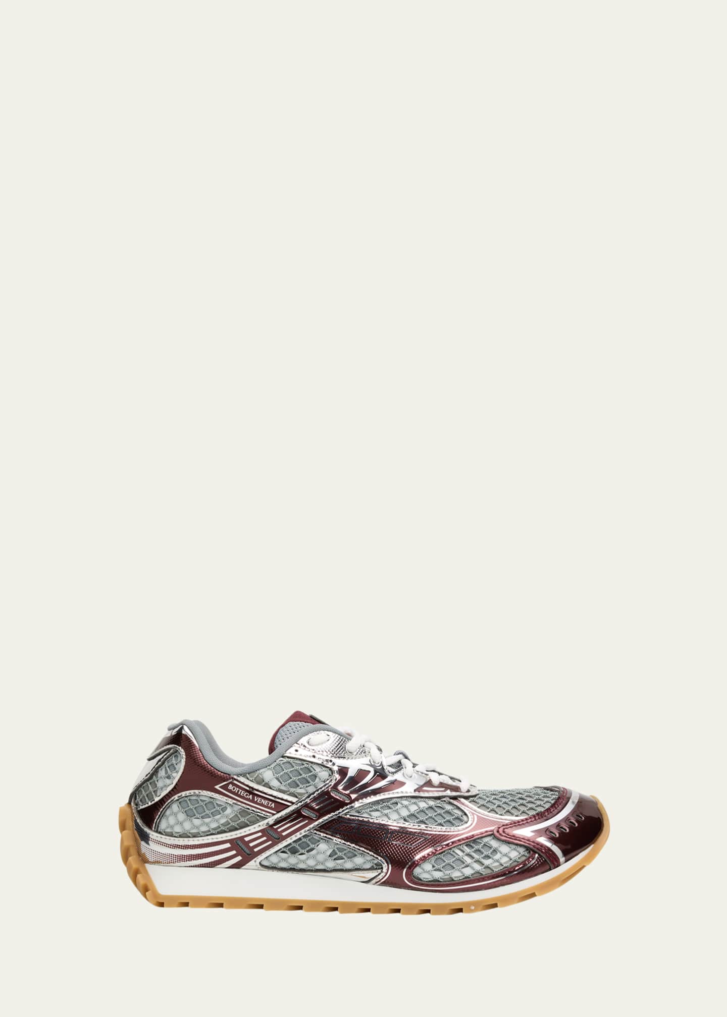 Bottega Veneta Men's Orbit Technical Fishnet Sneakers - Bergdorf