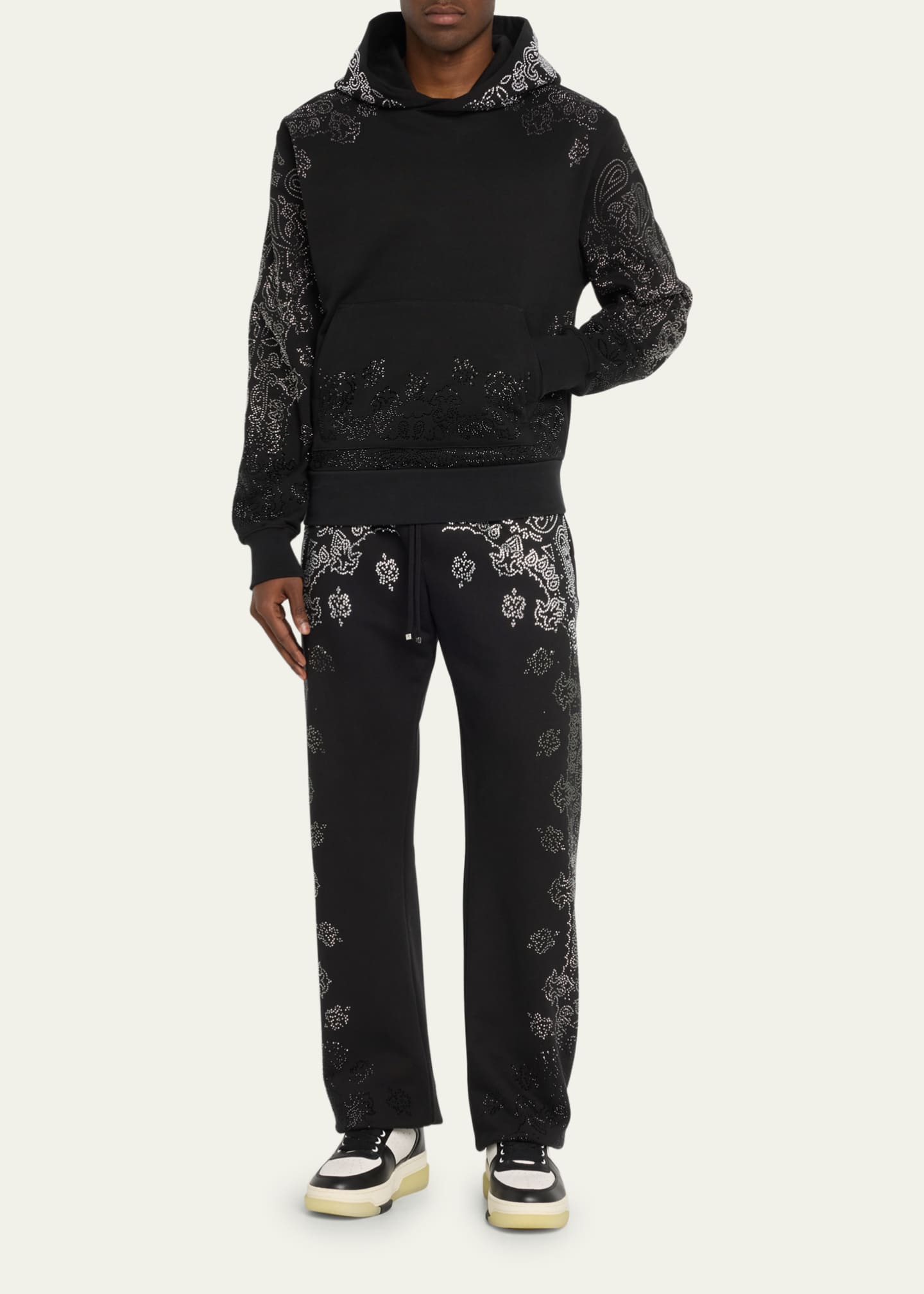 Mens bandana hoodie new arrivals