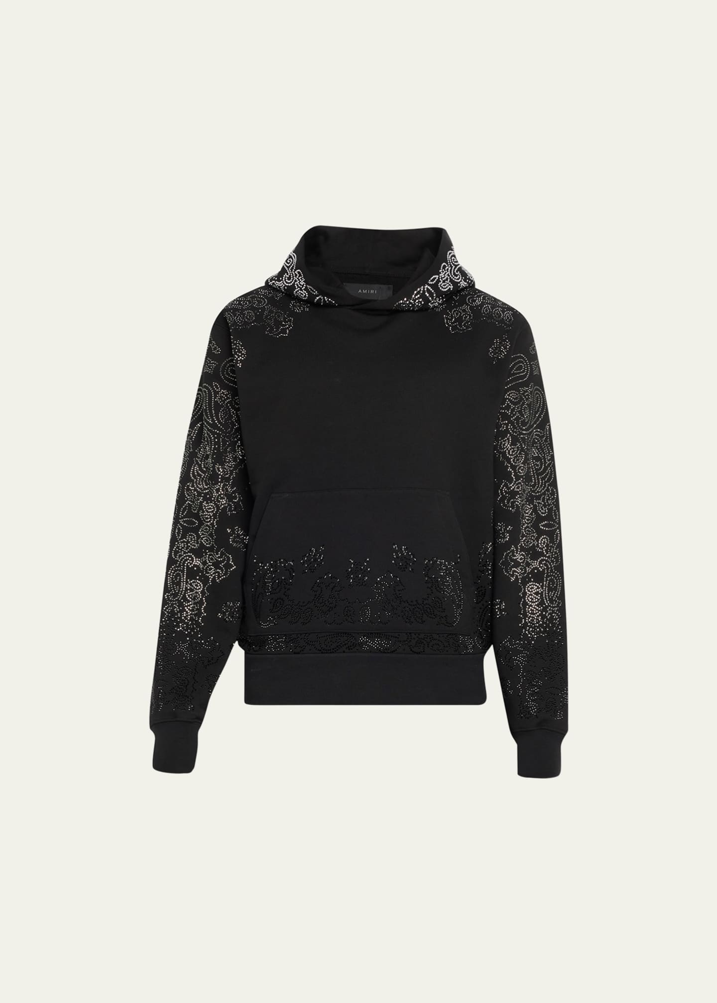 Amiri Men's Crystal Bandana Hoodie Image 1 of 5