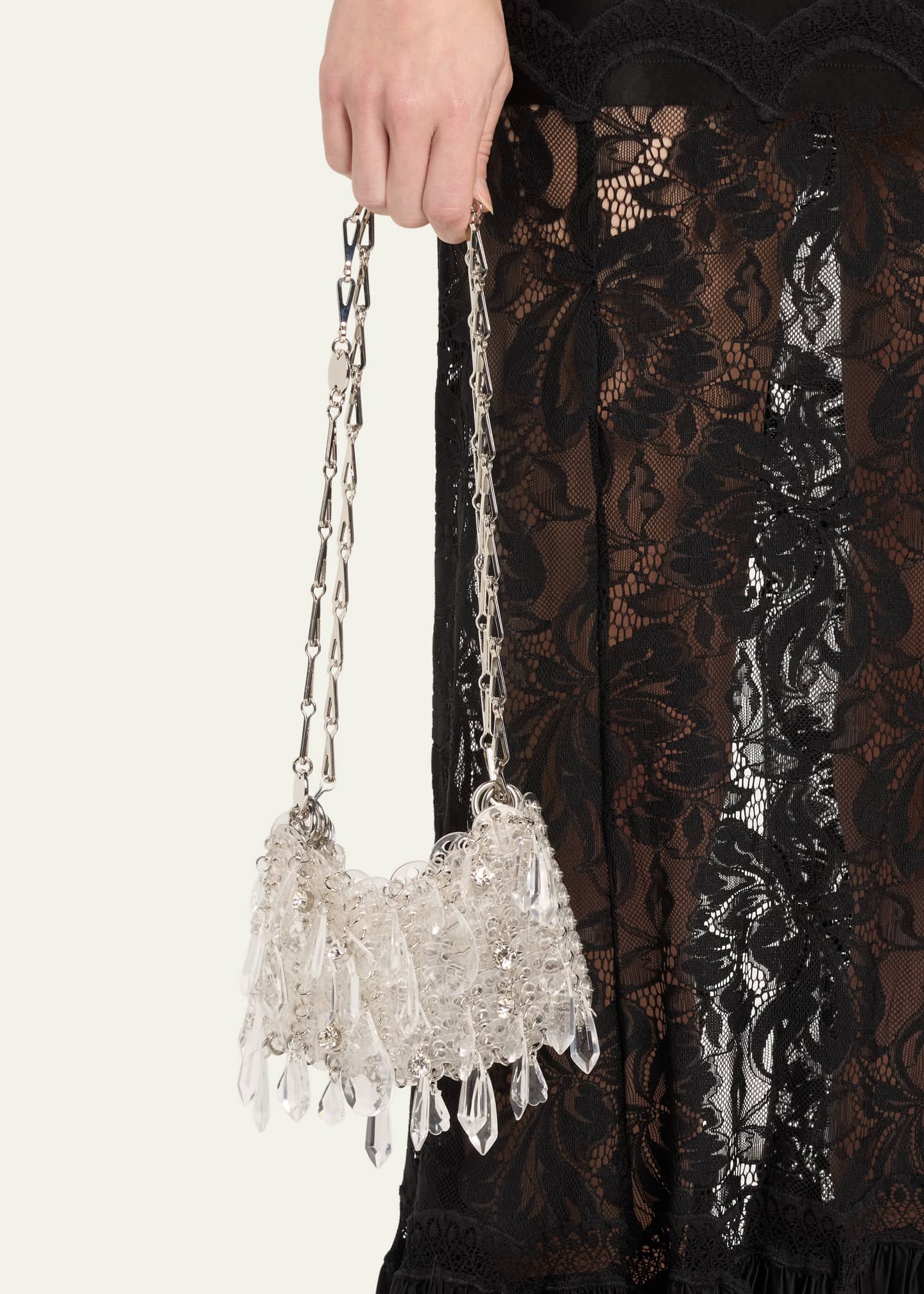 Rabanne 1969 Nano Crystal Shoulder Bag Image 2 of 5