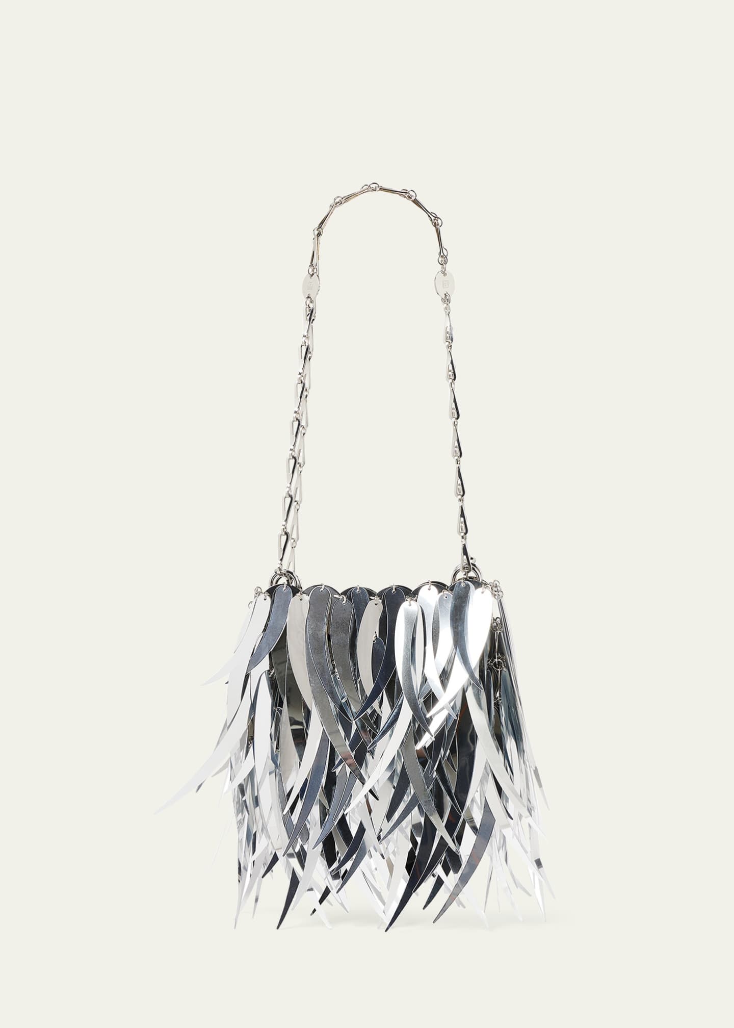 Rabanne Nano Metallic Fringe Chain Shoulder Bag Image 3 of 4