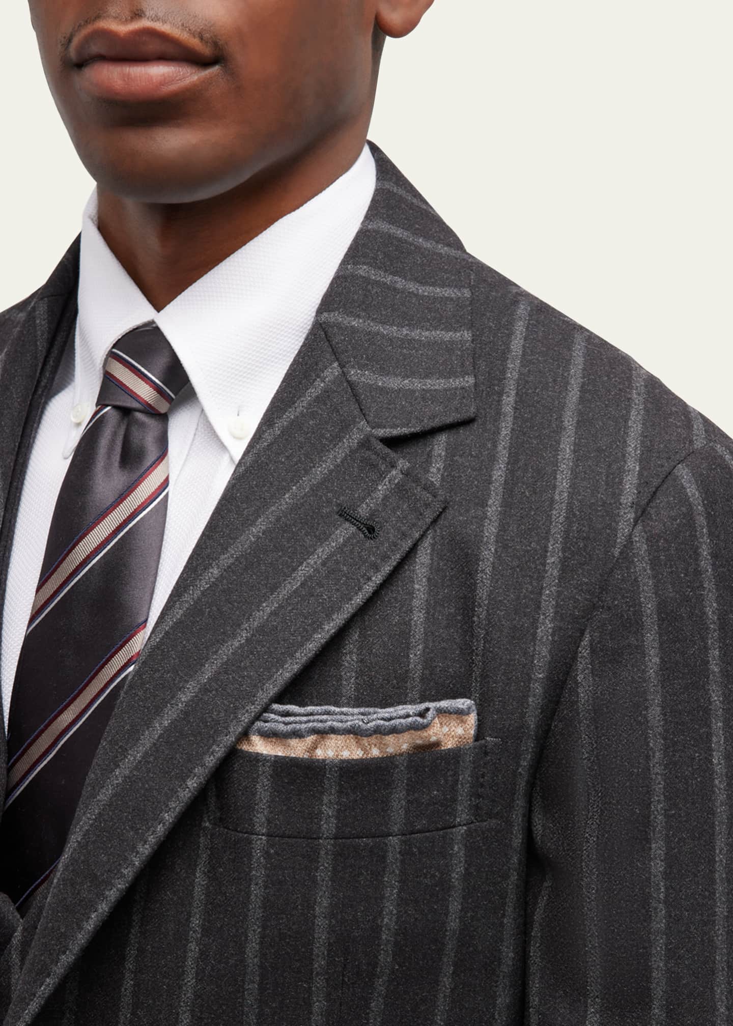 Brunello Cucinelli Men s Hollywood Glamour Pinstripe Sport Coat