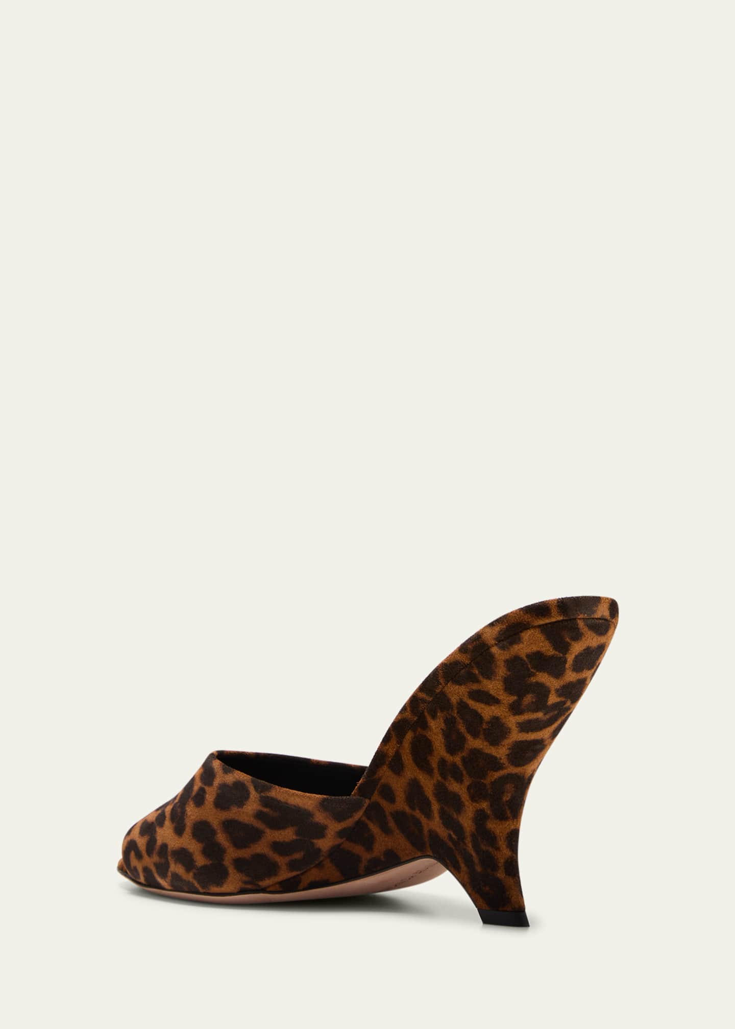 Veronica beard 2025 leopard mules