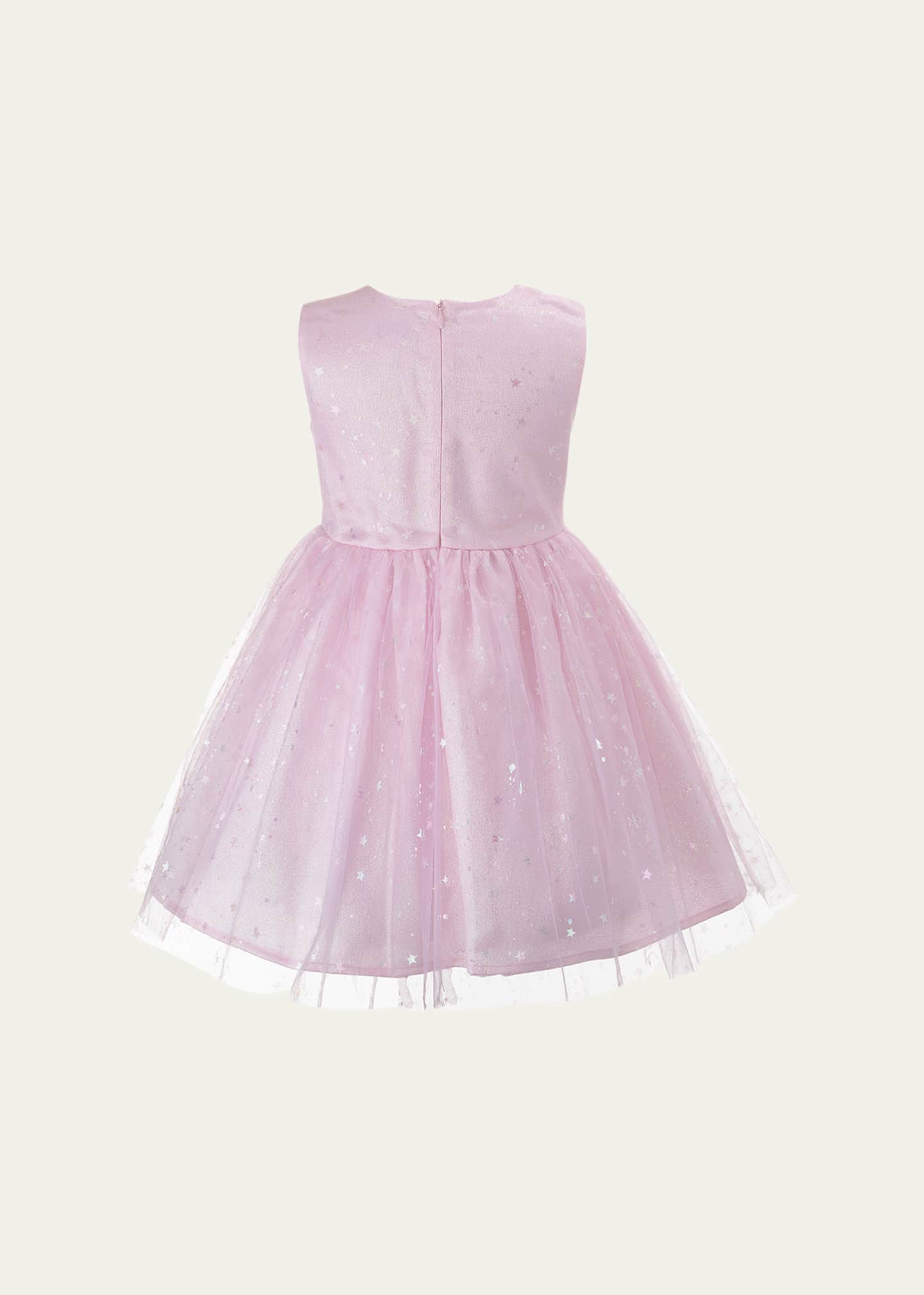 Rachel Riley Girl's Sparkle Tulle Dress, Size 6M-12 Image 2 of 2