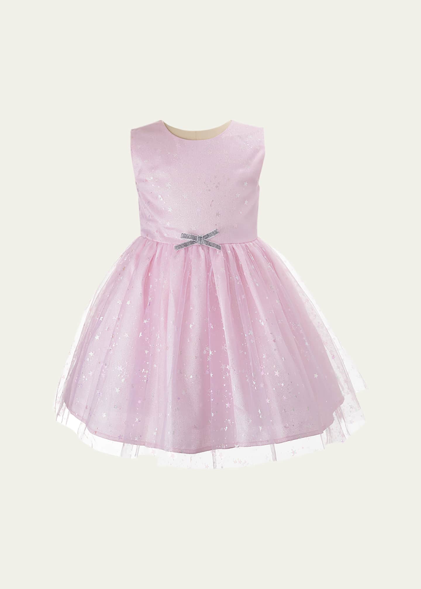 Rachel Riley Girl's Sparkle Tulle Dress, Size 6M-12 Image 1 of 2