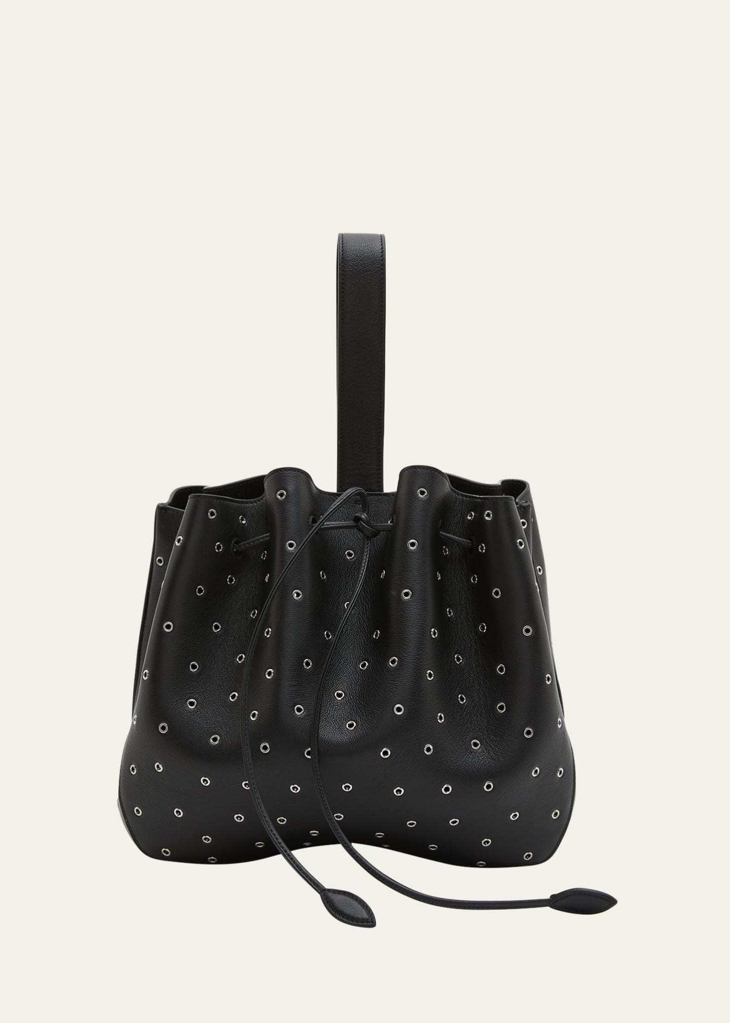 ALAIA Rose Marie 28 Grommet Leather Shoulder Bag Bergdorf Goodman