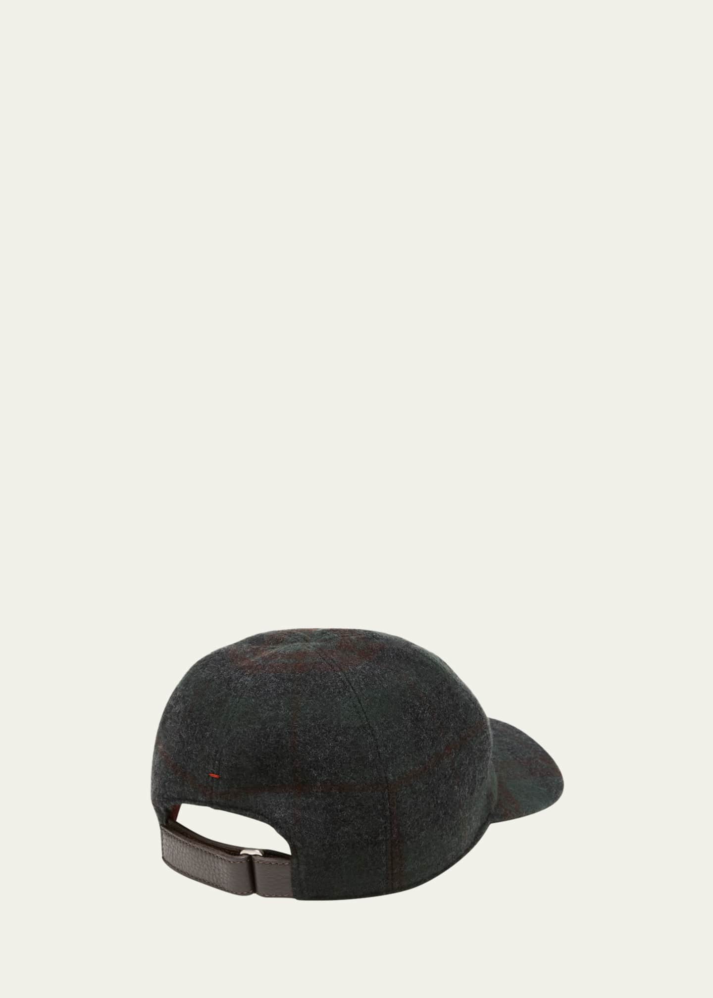Cashmere Baseball Cap Dark Charcoal Small/Medium