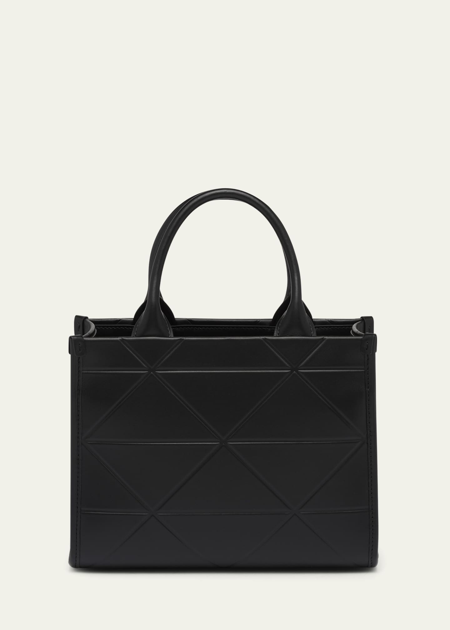 ★関税込★PRADA★Triangular logo leather tote bag★ Prada Mini Triangle Logo Leather Tote Bag - Bergdorf Goodman