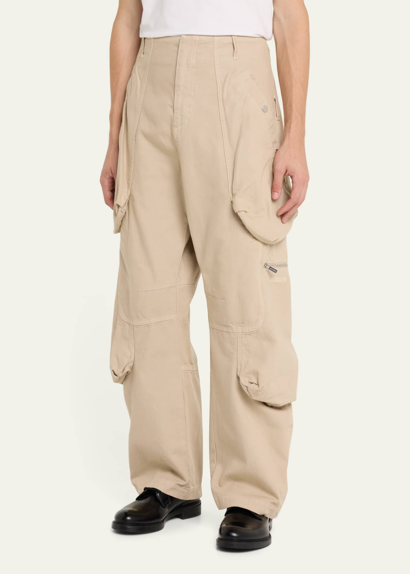 Jacquemus Men's Canvas Cargo Pants Bergdorf Goodman