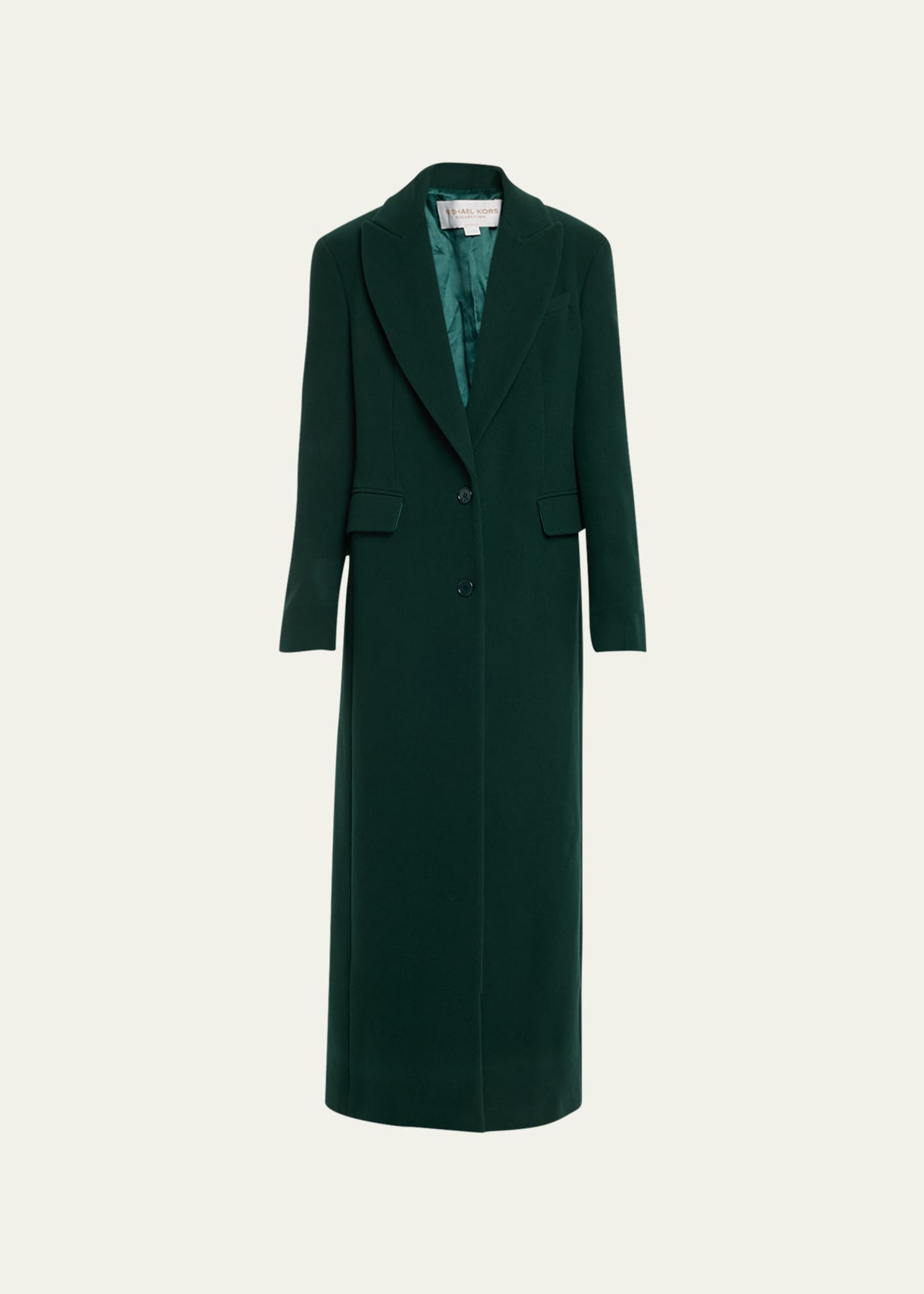 Emerald Green Wool Coat Long Wool Coat Double-breasted Wool Coat