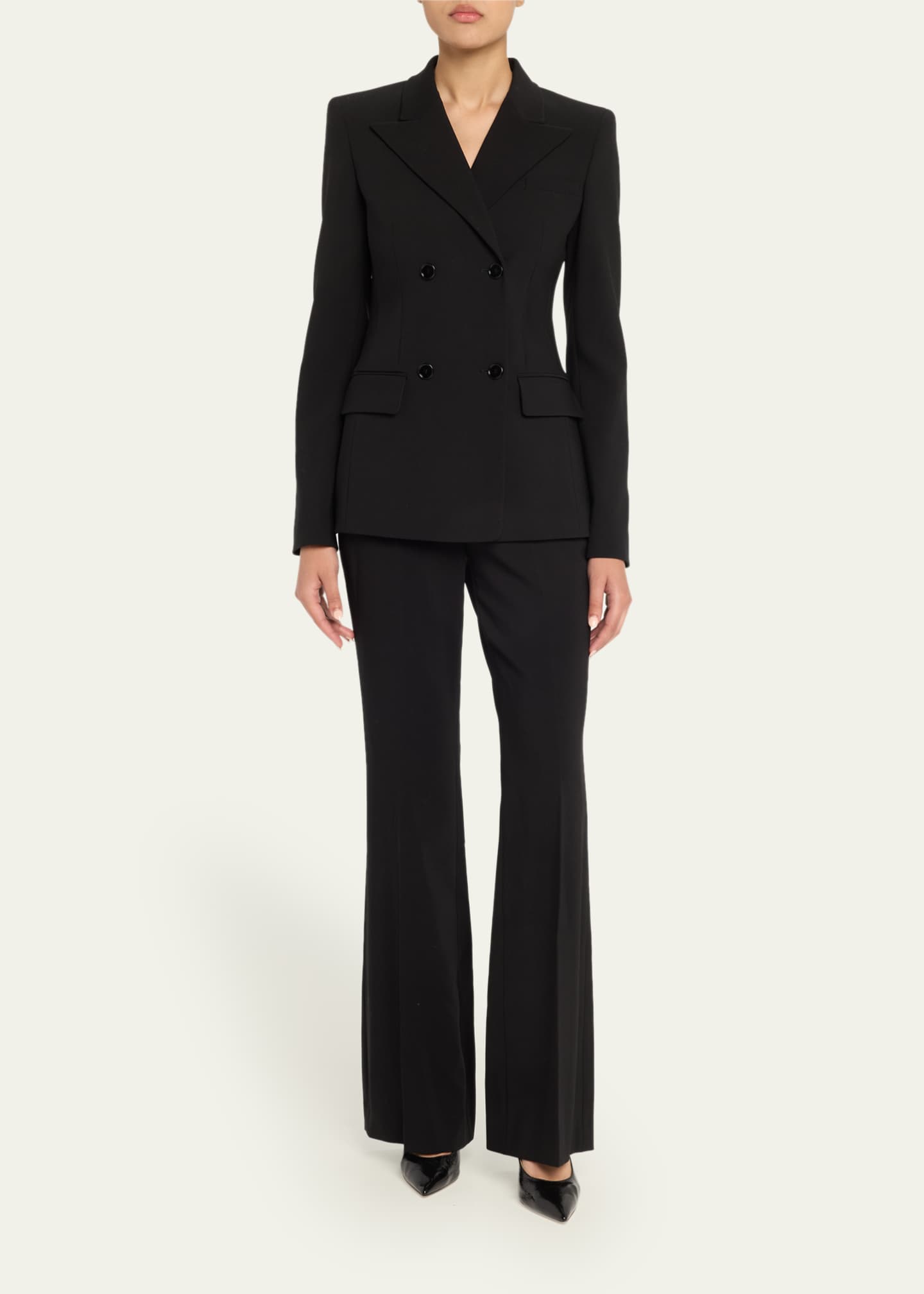 Michael Kors Collection Double-Breasted Blazer Jacket Image 2 of 5