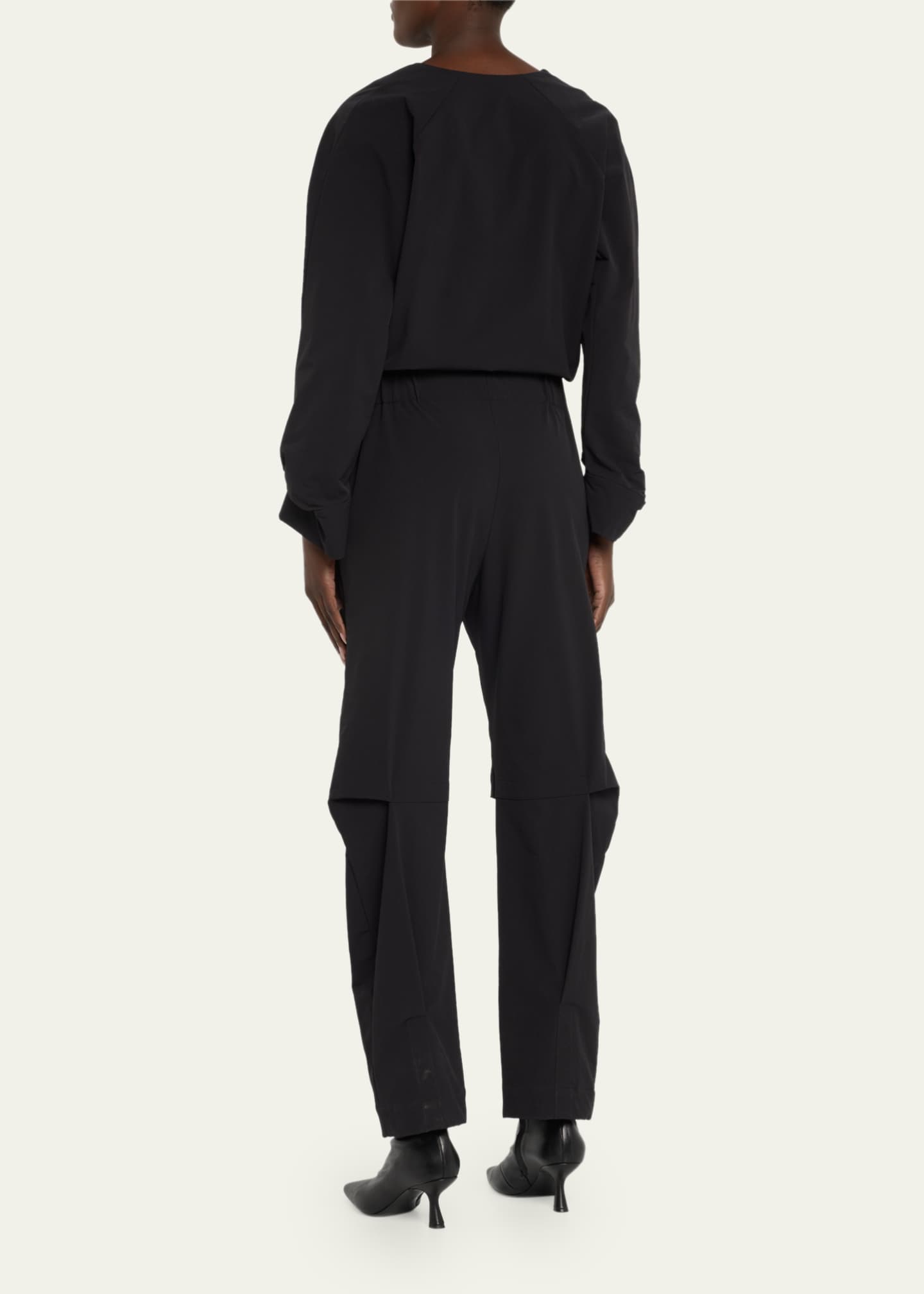 Zero Maria Cornejo Biker Straight Leg Jumpsuit
