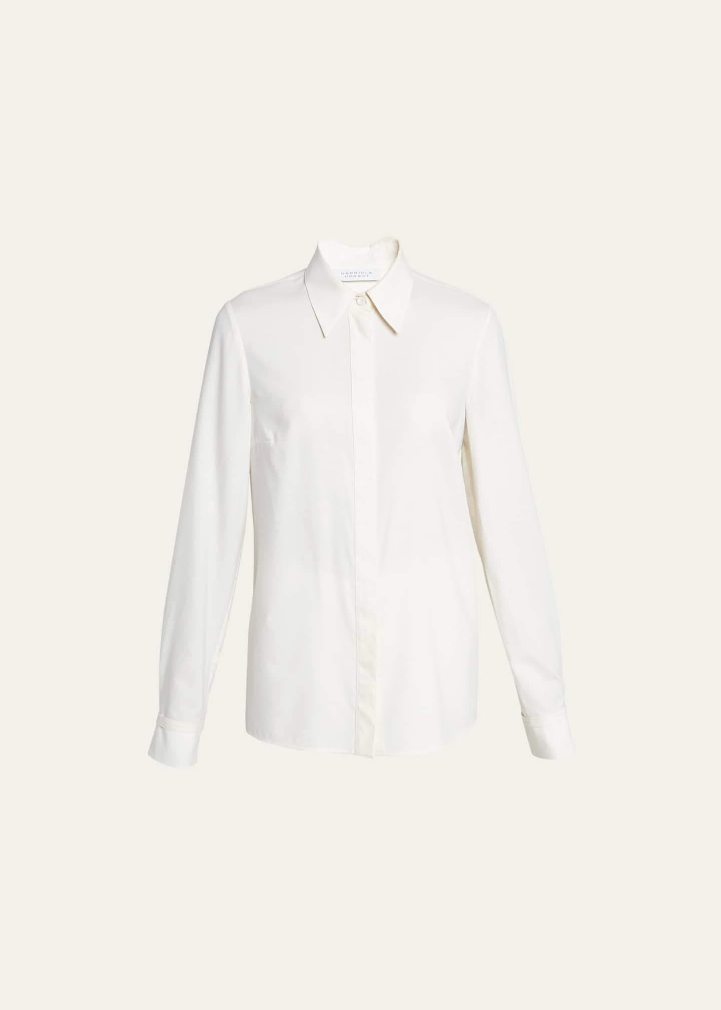 Gabriela Hearst Cruz Cashmere Button-Front Shirt - Bergdorf Goodman