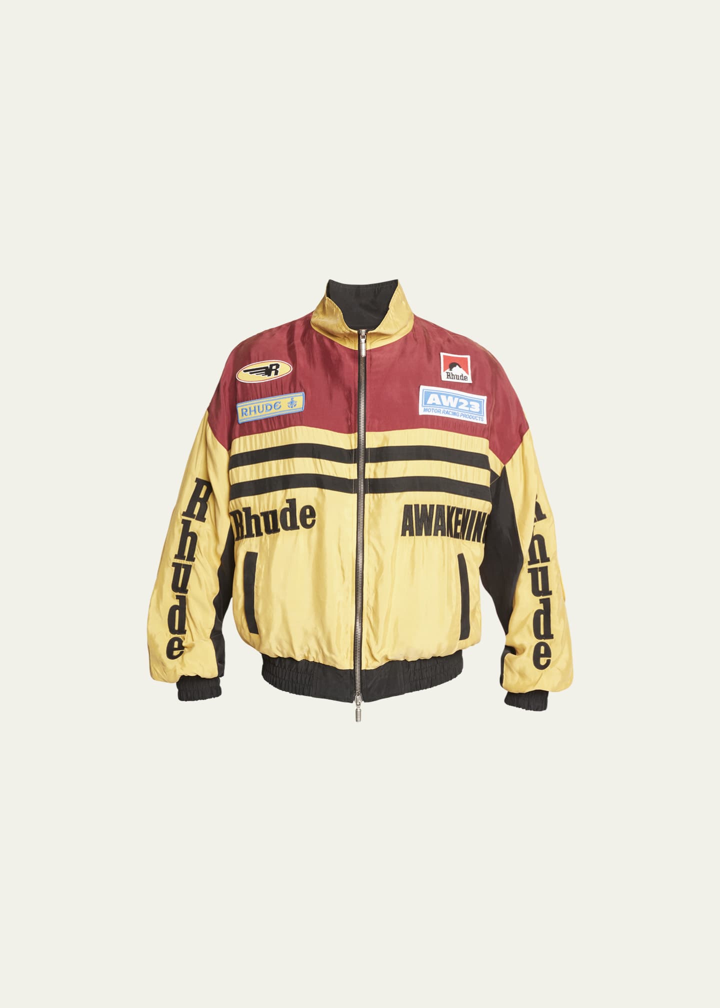 Nylon racing jacket discount