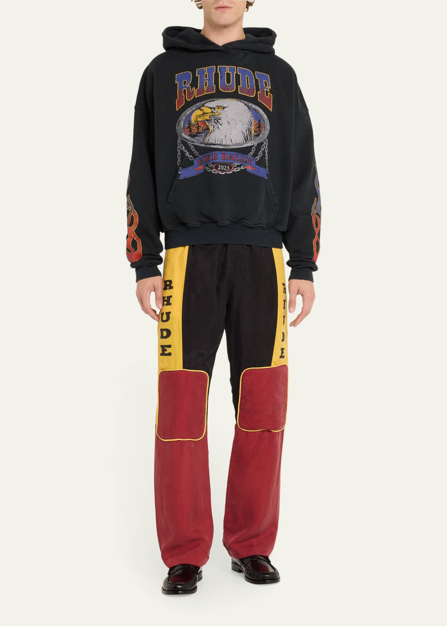 Rhude hoodie mens sales
