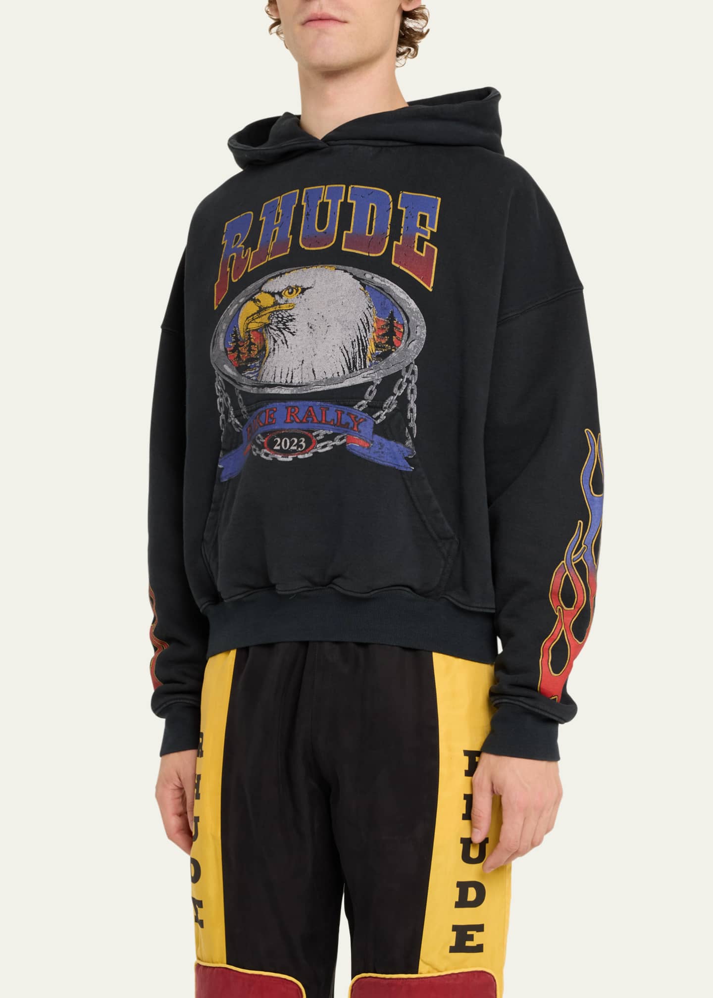 Rhude outlet eagle hoodie