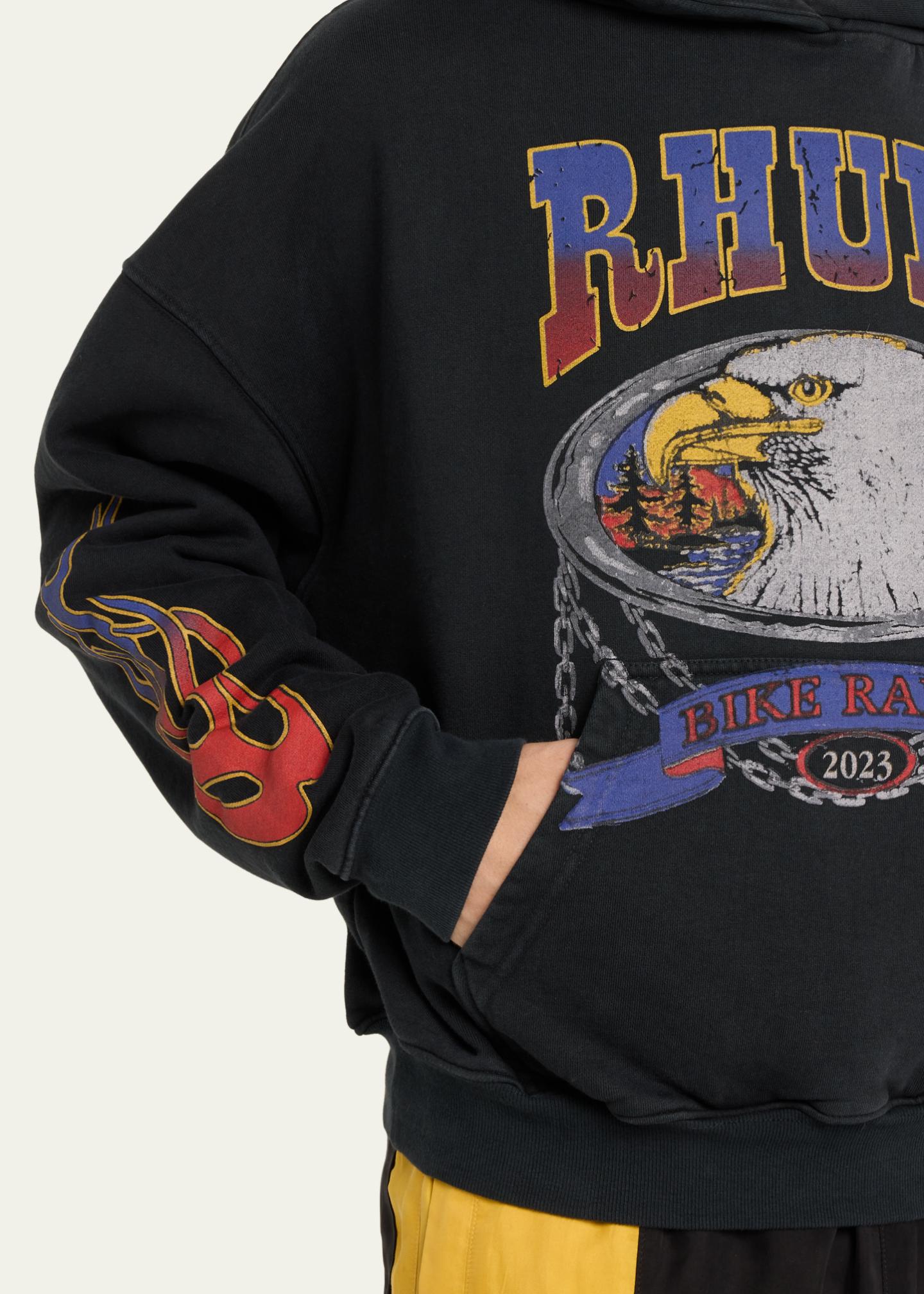 Rhude Men's Screaming Eagle Graphic Hoodie - Bergdorf Goodman