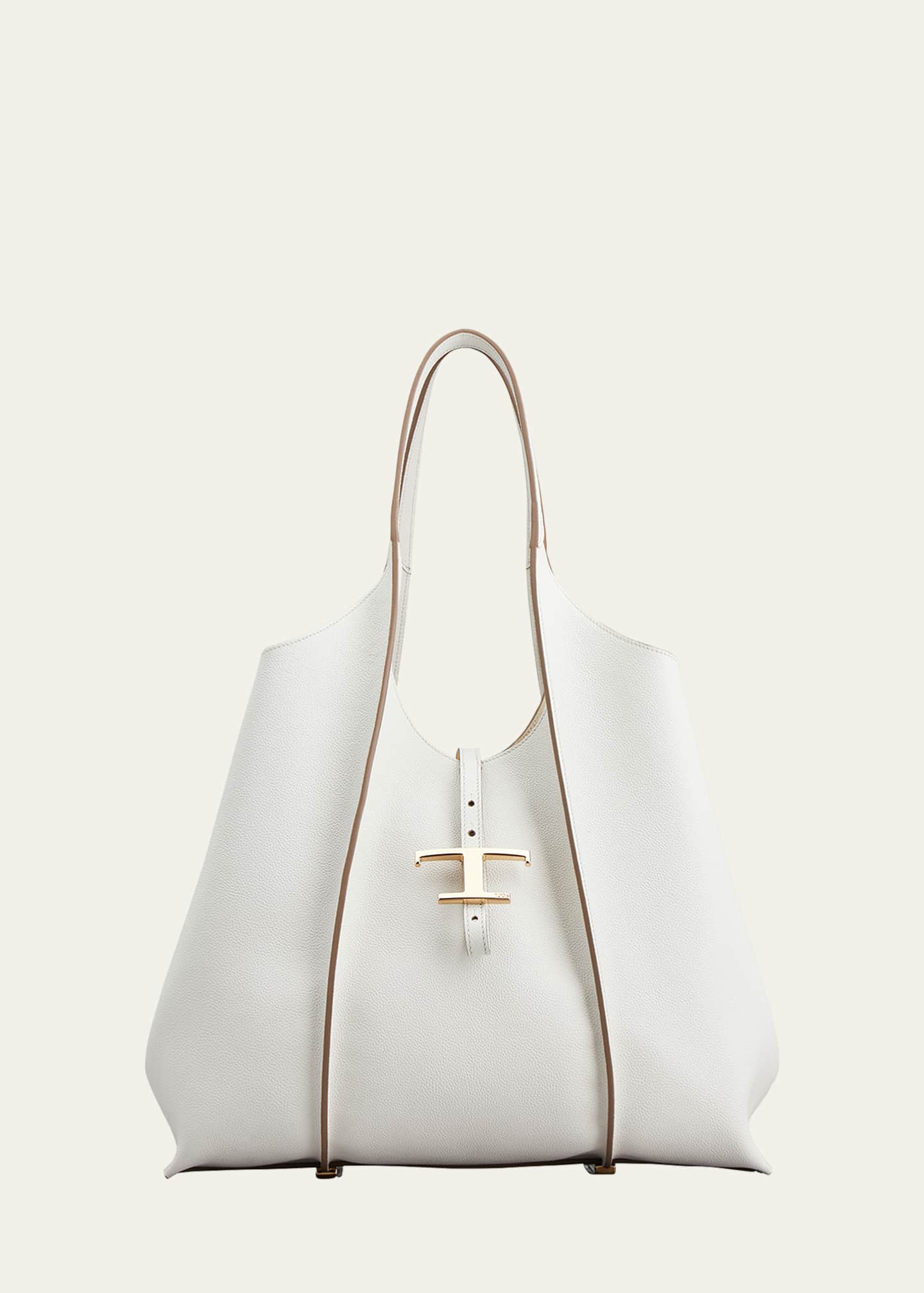 トートバッグ Tod's Tote Shopping Bag Tod's Medium Double Up Leather and Canvas Shopping Bag
