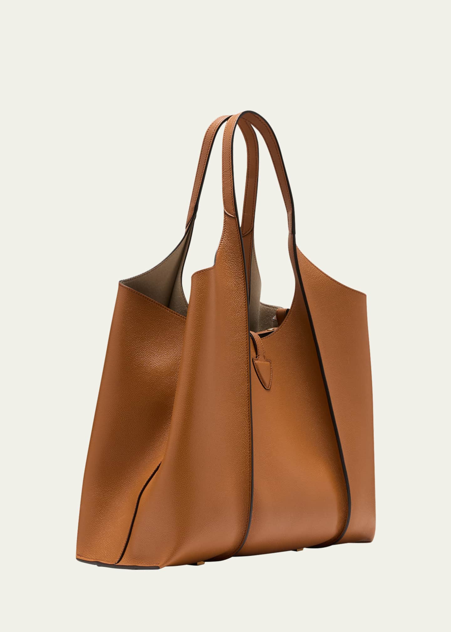Tod's Medium Leather T Timeless Tote Shopping Bag - Bergdorf