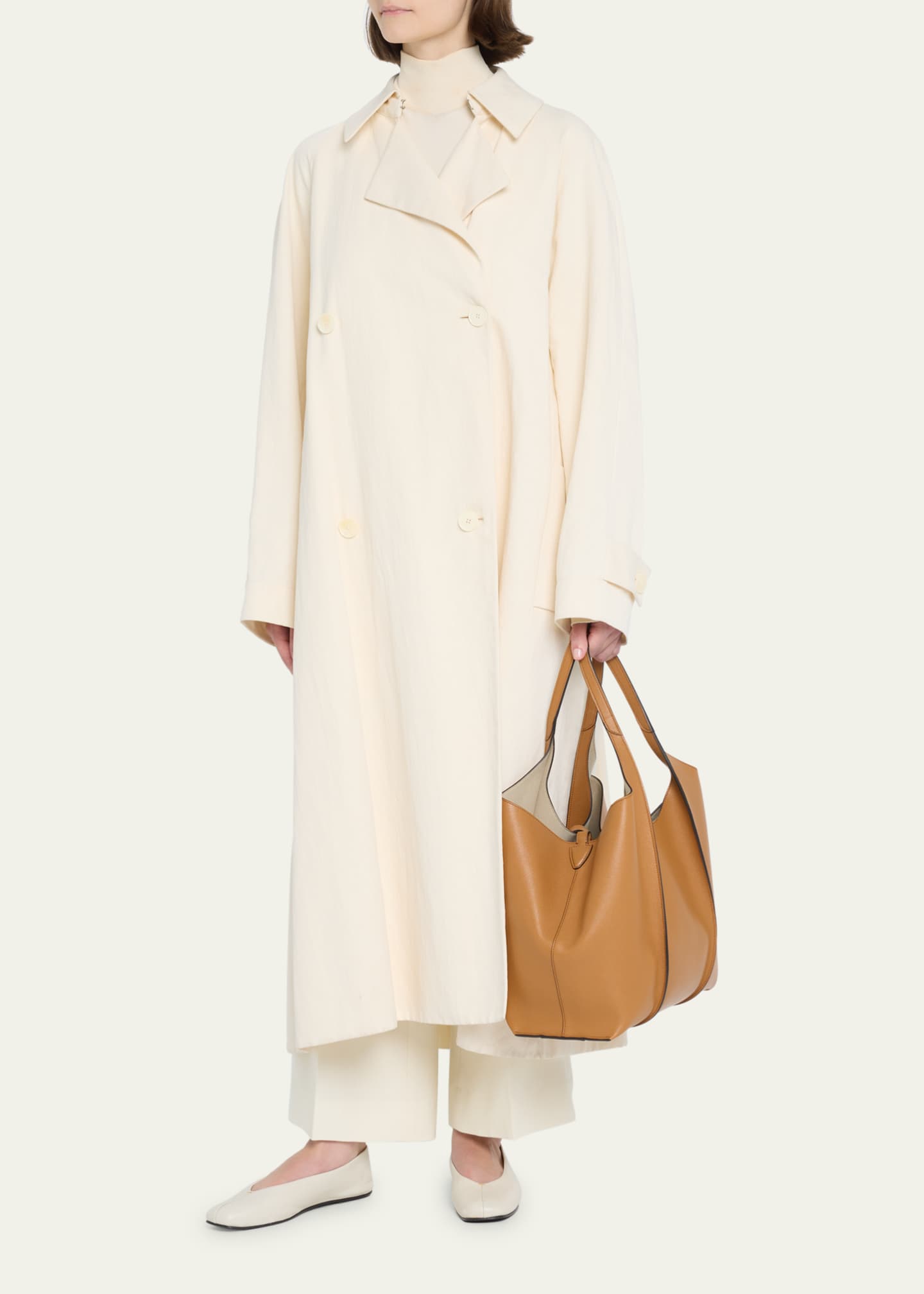 Tod's Medium Leather T Timeless Tote Shopping Bag - Bergdorf Goodman