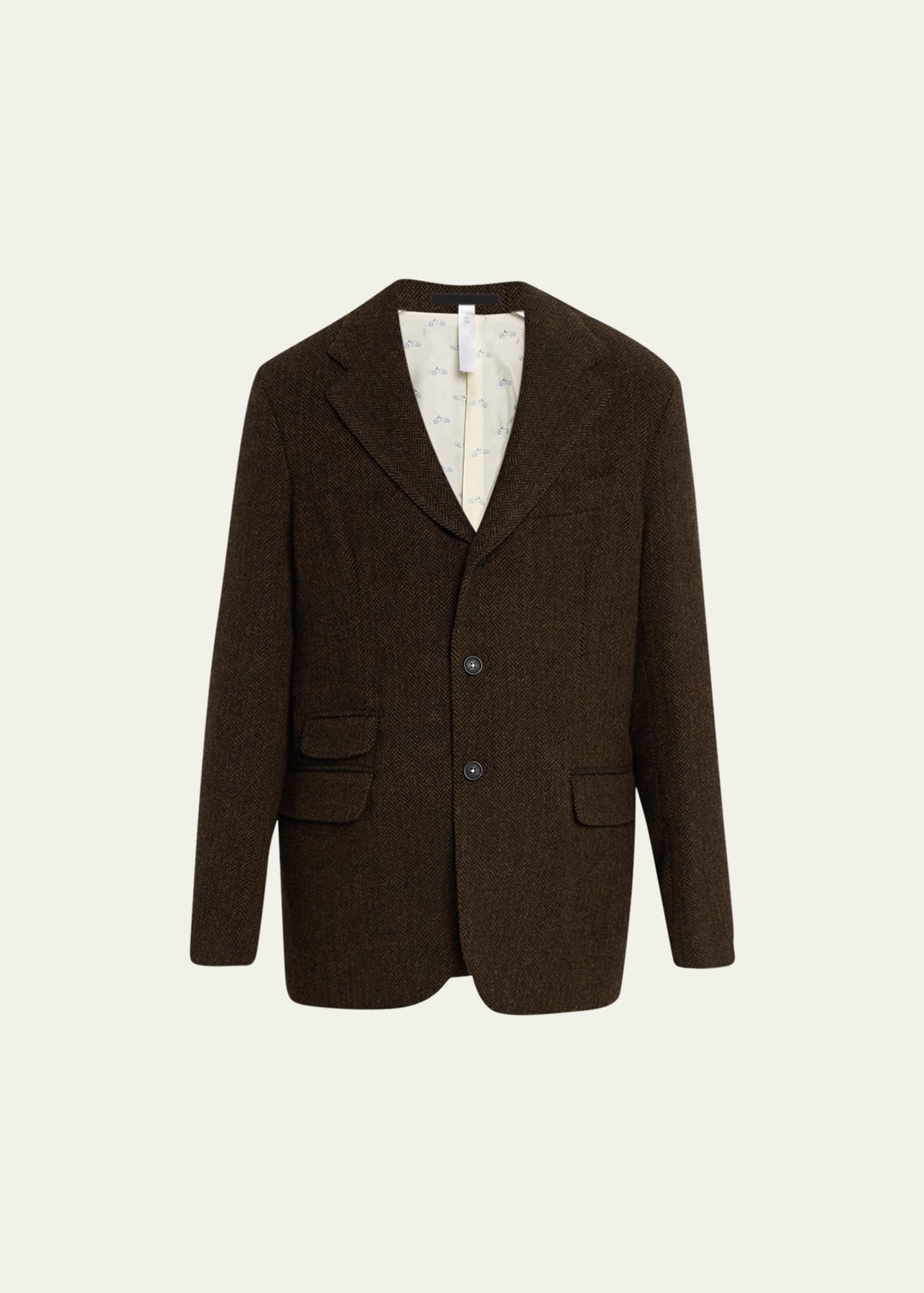 Herringbone wool hot sale sport coat