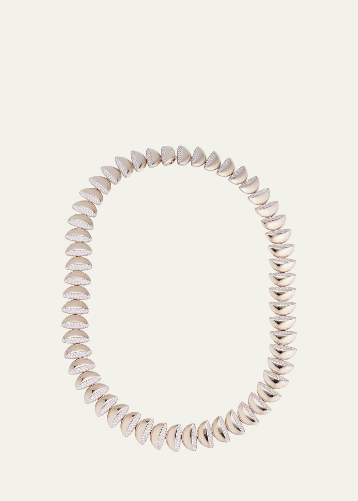 Vhernier 18K White Gold Eclisse Endless Diamond Necklace