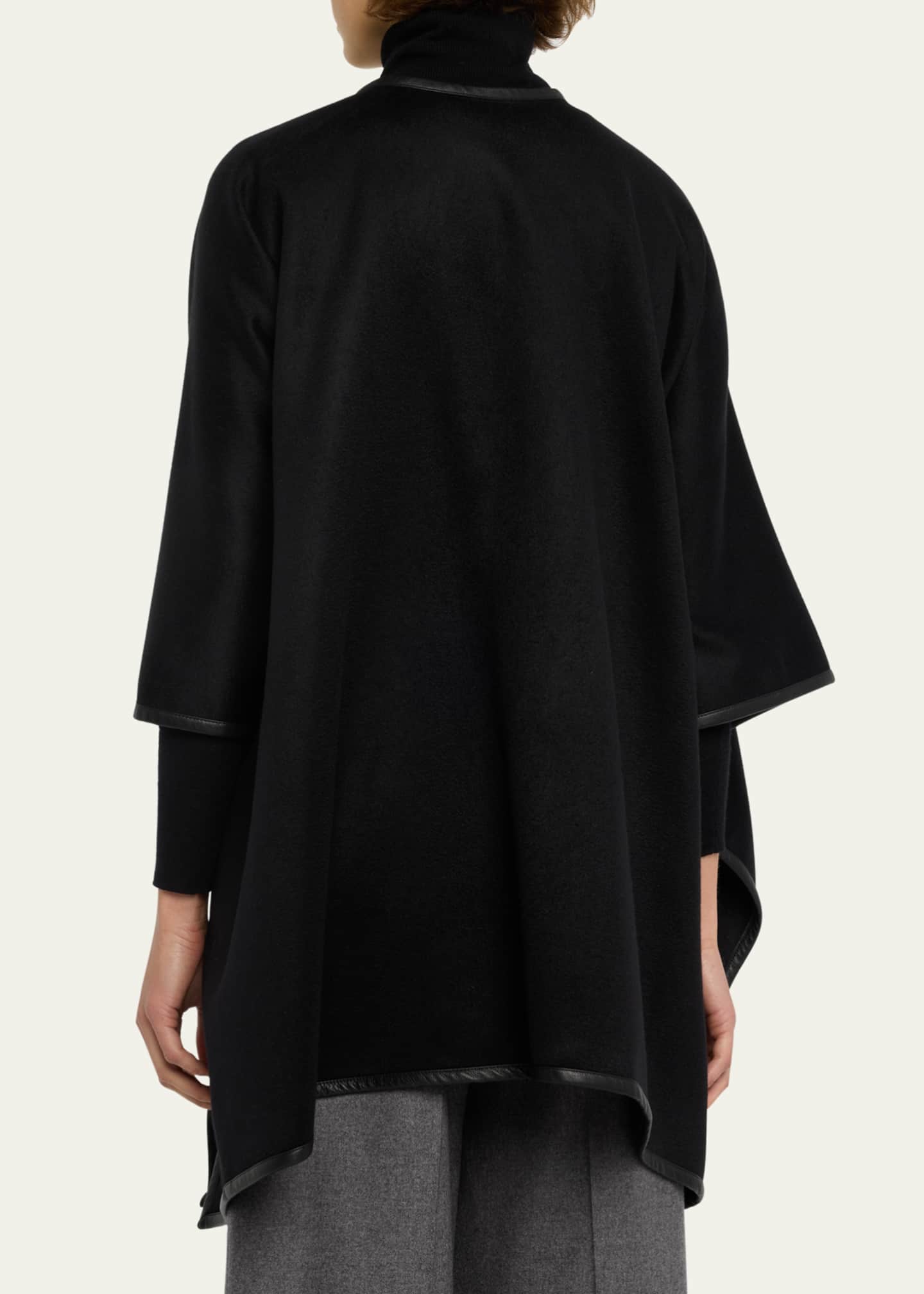 Sofia Cashmere Angular Reversible Cashmere Cape Bergdorf Goodman