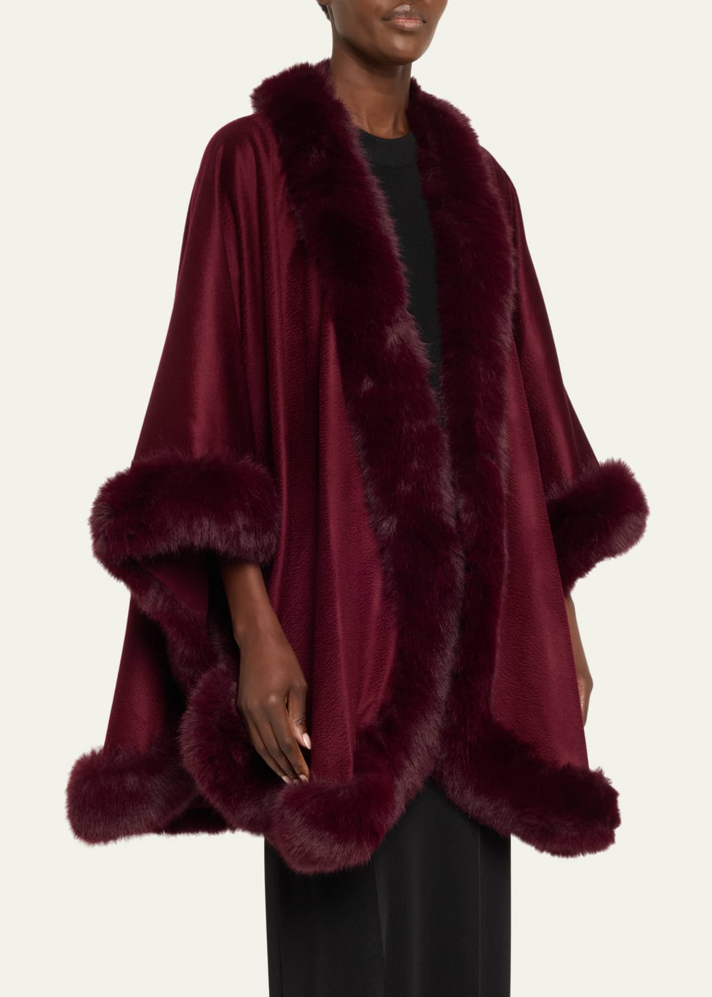 Sofia cashmere cape sale online