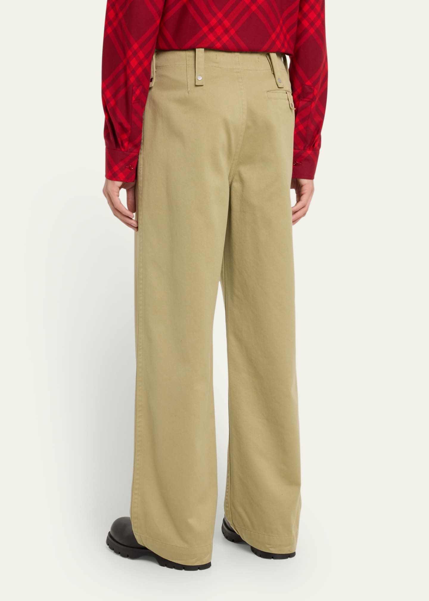 Burberry Pants Red on SALE