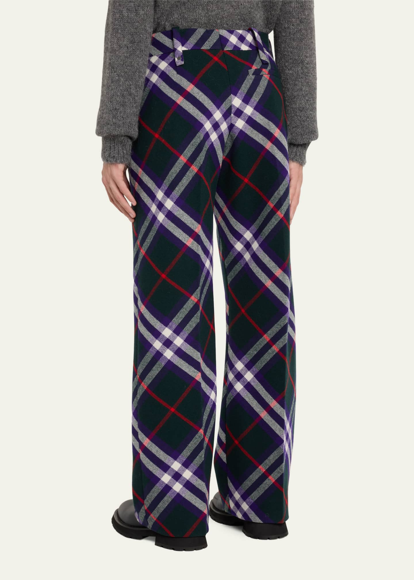 Burberry check pants sale