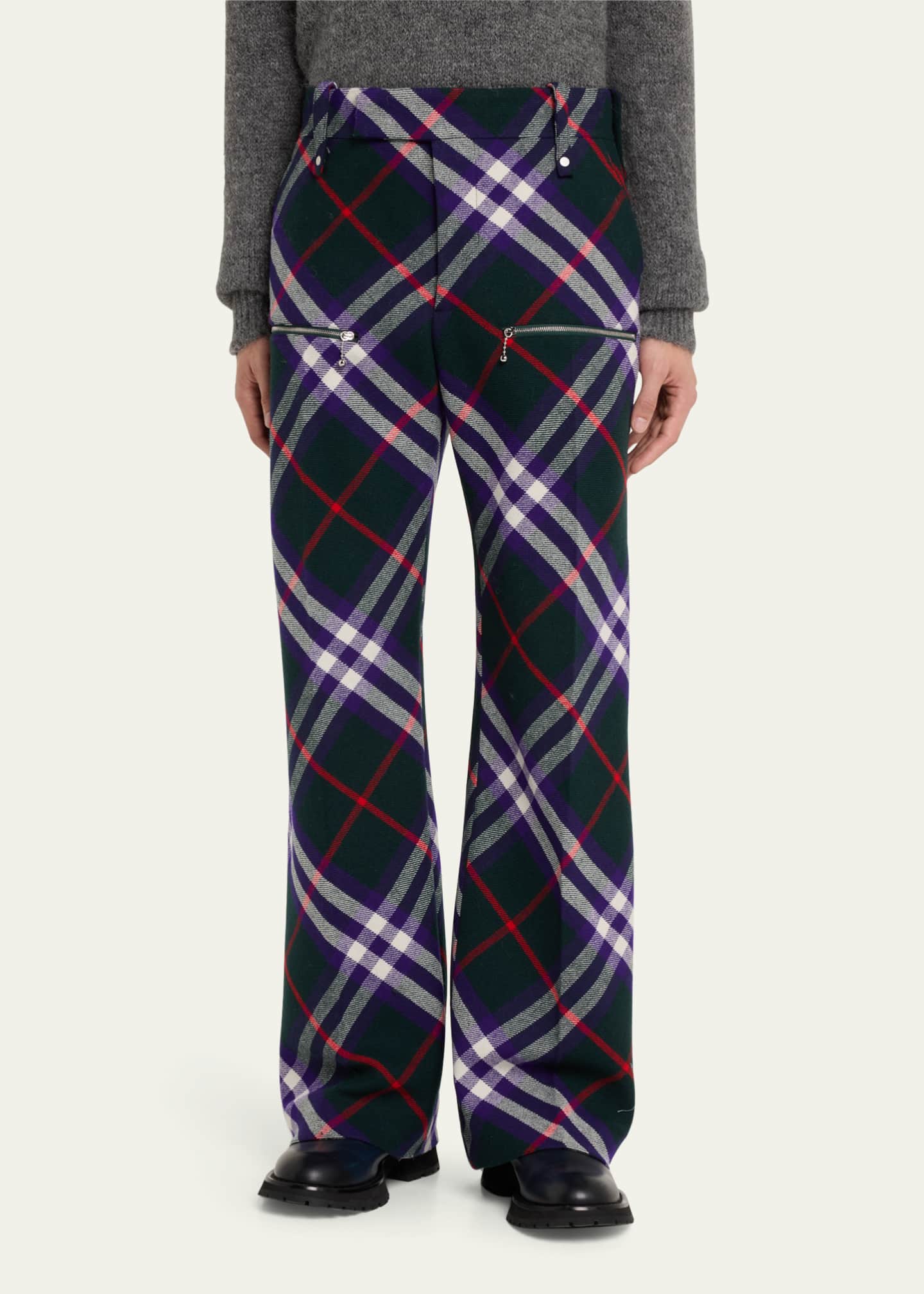 Burberry jeans mens purple clearance