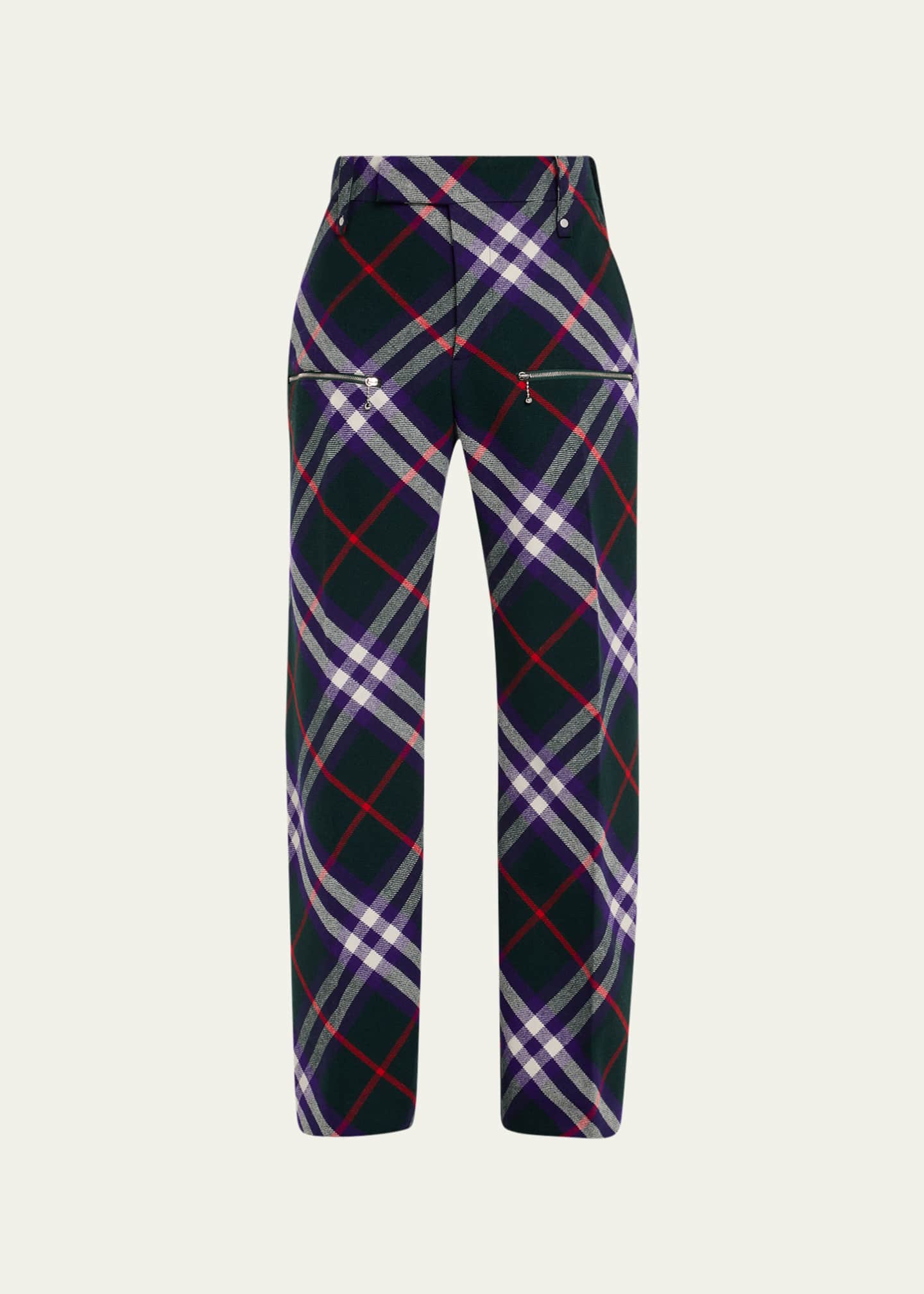 Burberry pants purple sales
