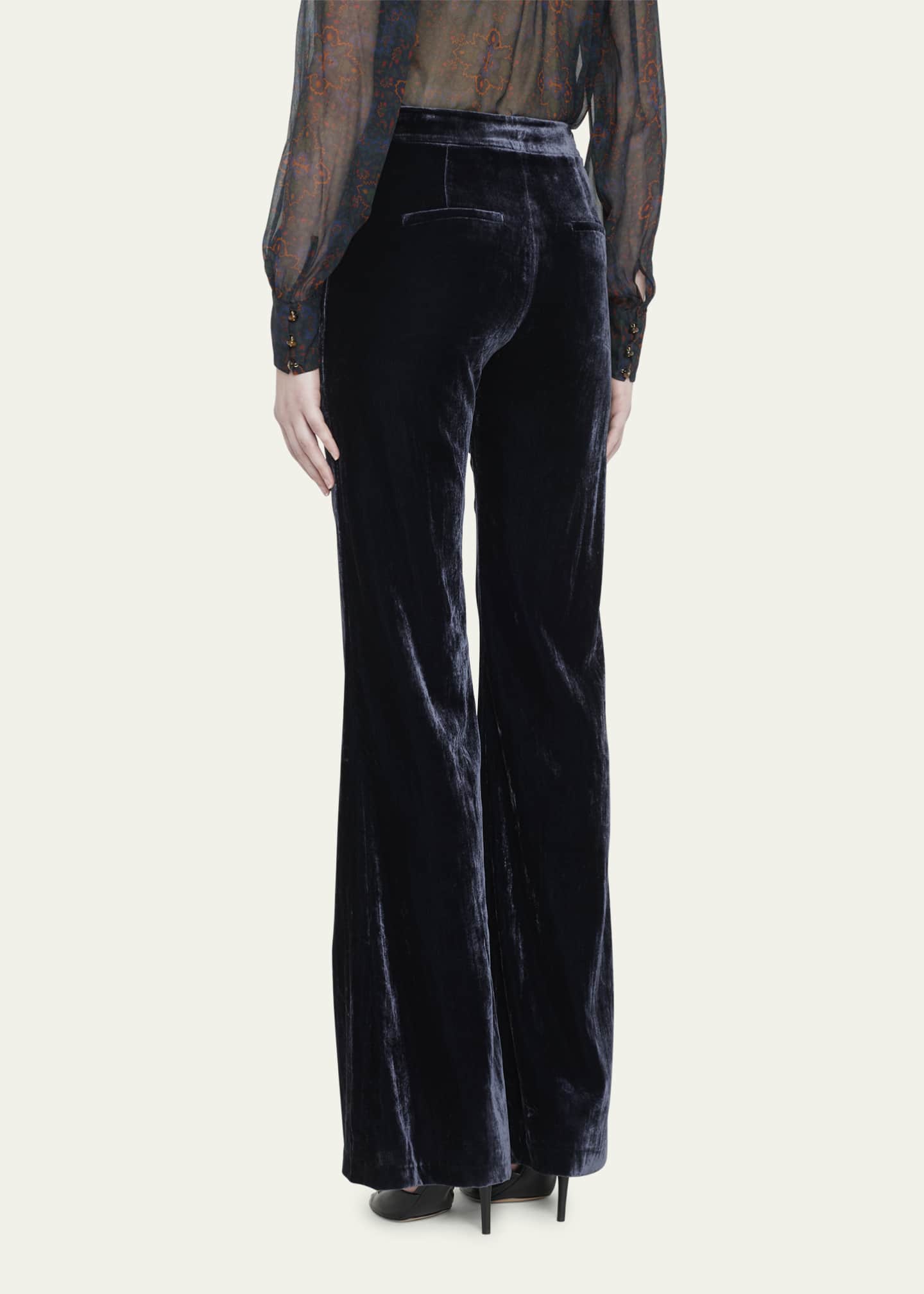 Veronica Beard Robinne Wide-Leg Pant in Dove