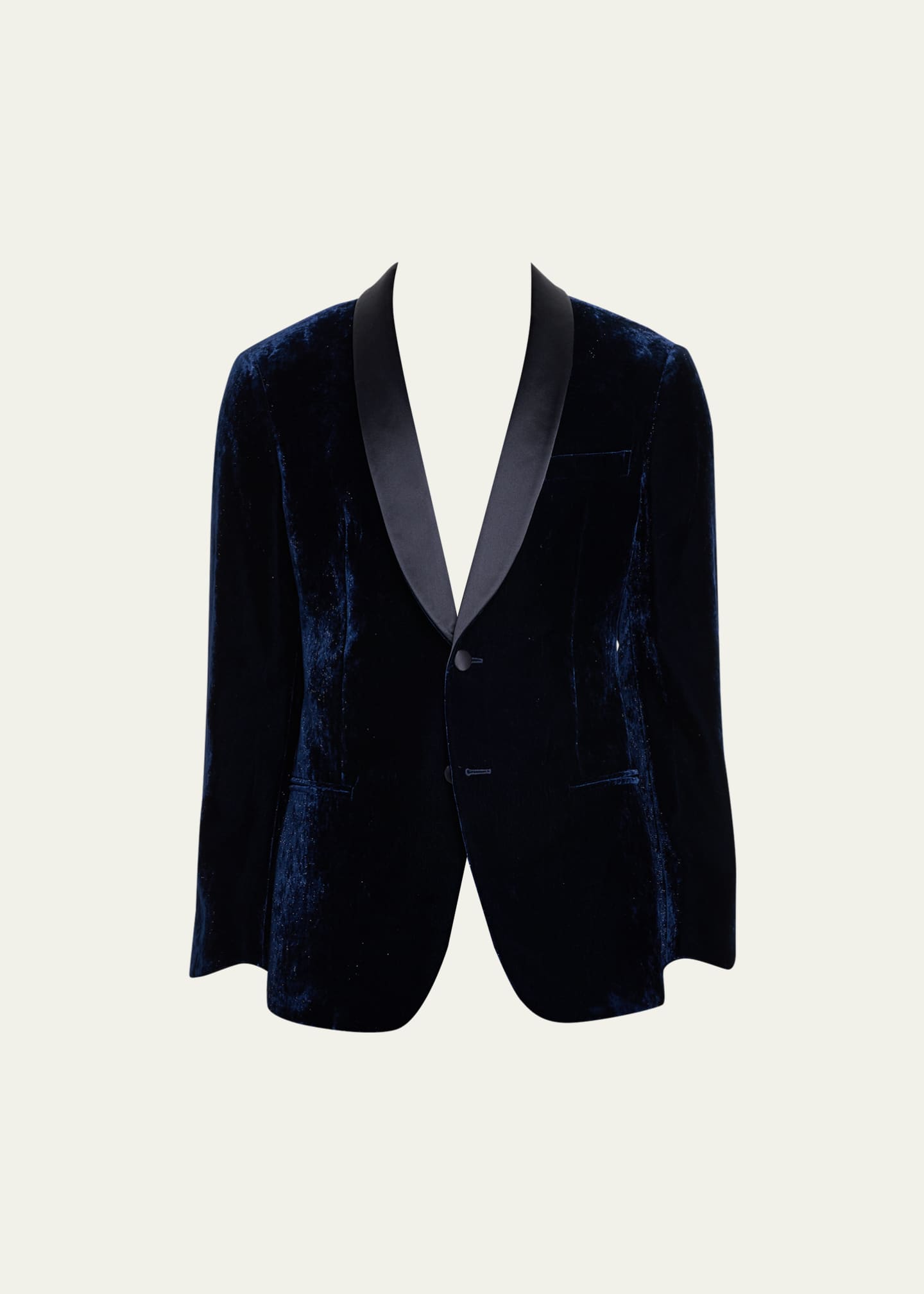 Armani velvet blazer discount