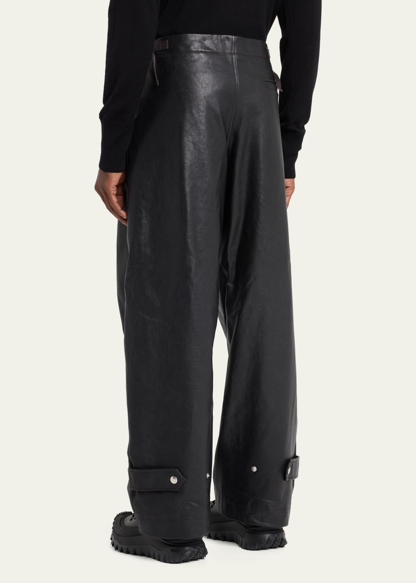 Burberry leather pants deals