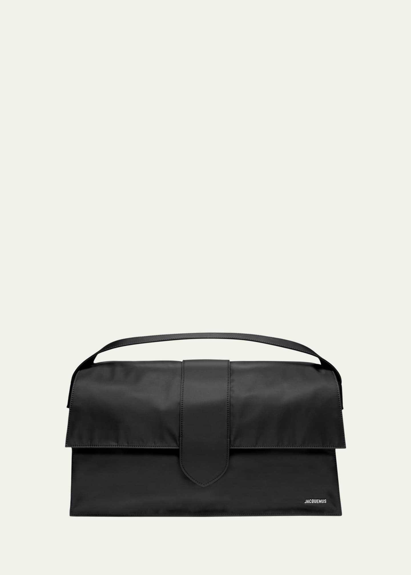 Jacquemus Men's Le Bambino De Voyage XL Nylon Crossbody Bag