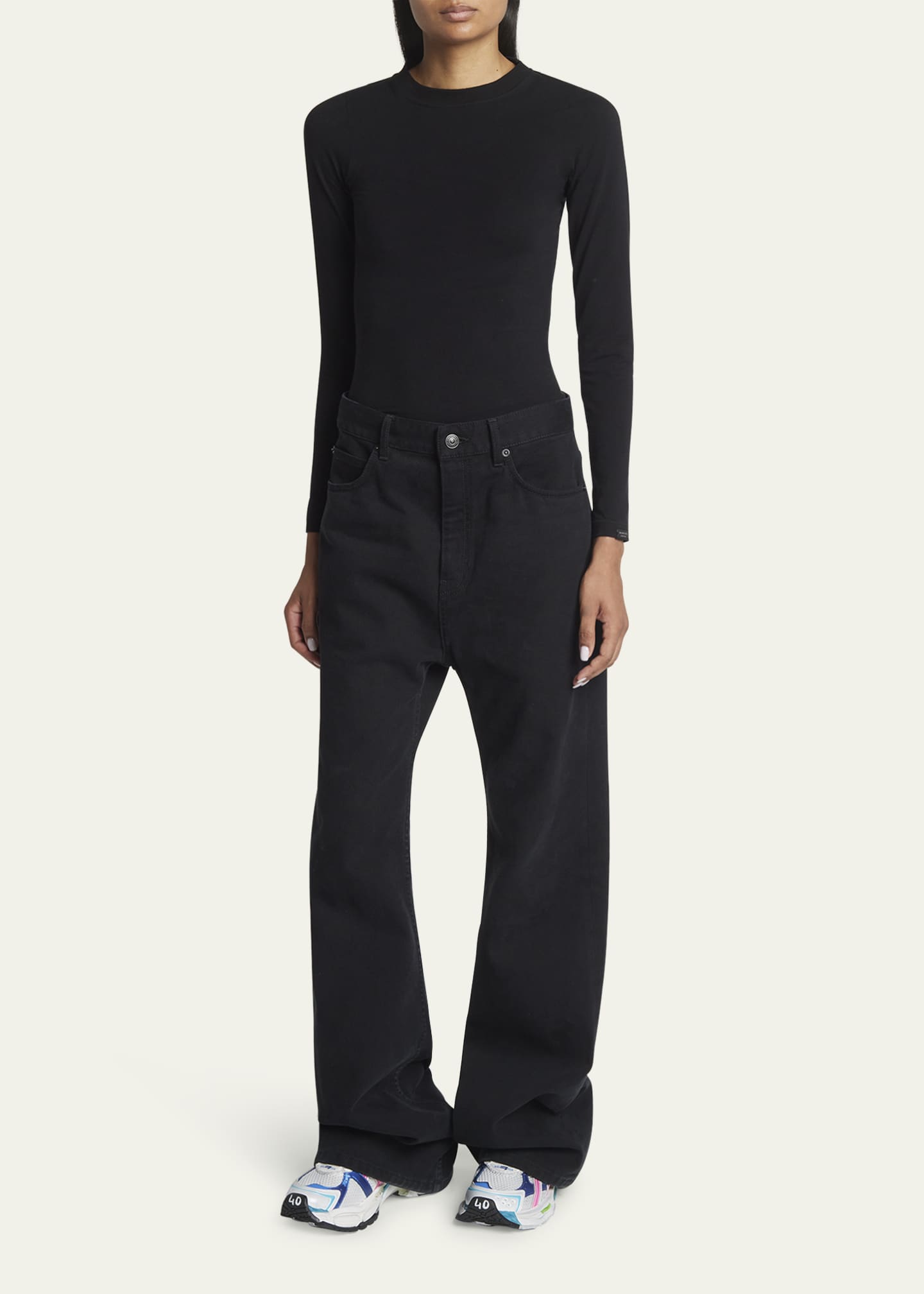 balenciaga colorblock race sneakers