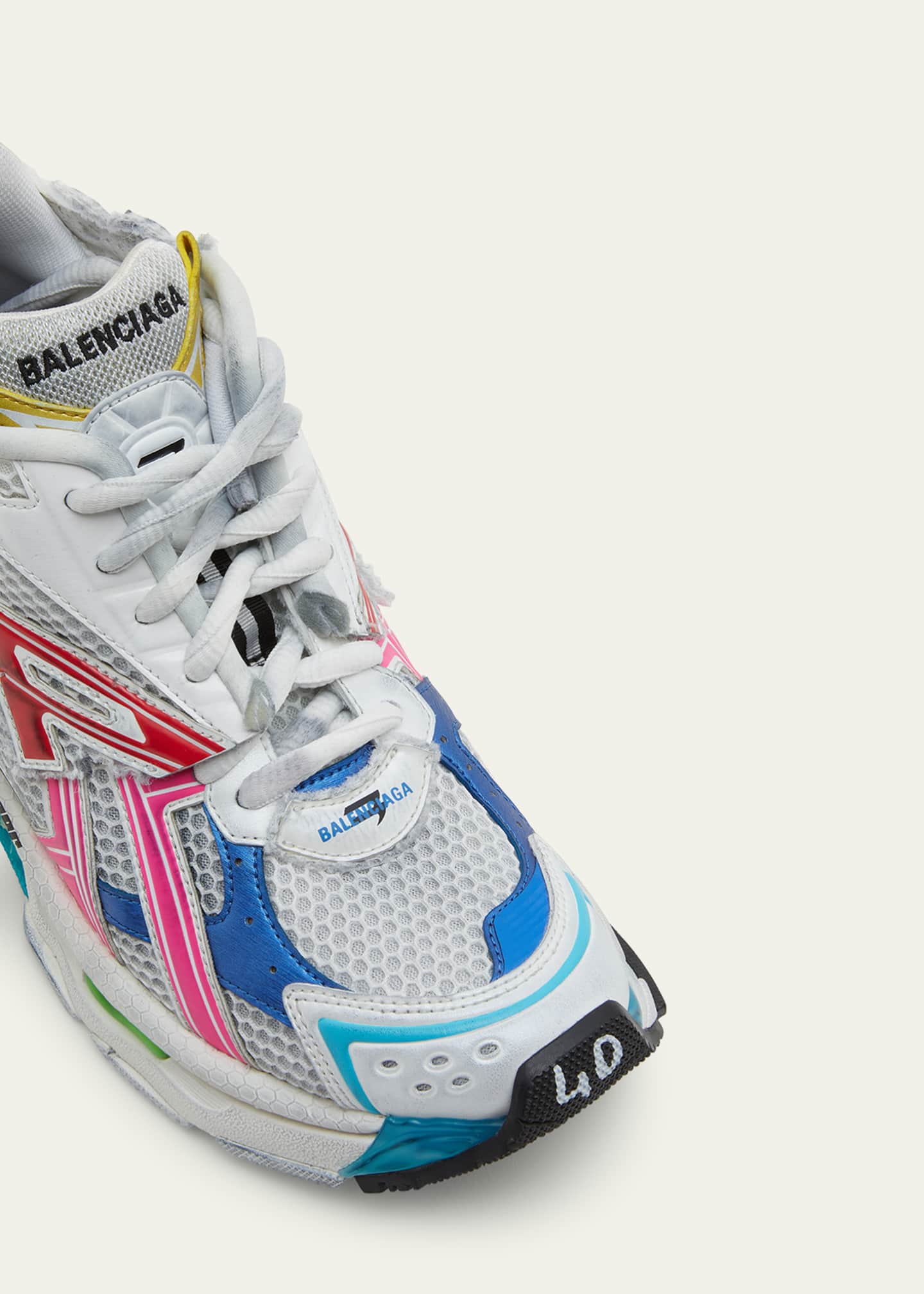 Balenciaga Colorblock Trainer Sneakers - Bergdorf Goodman