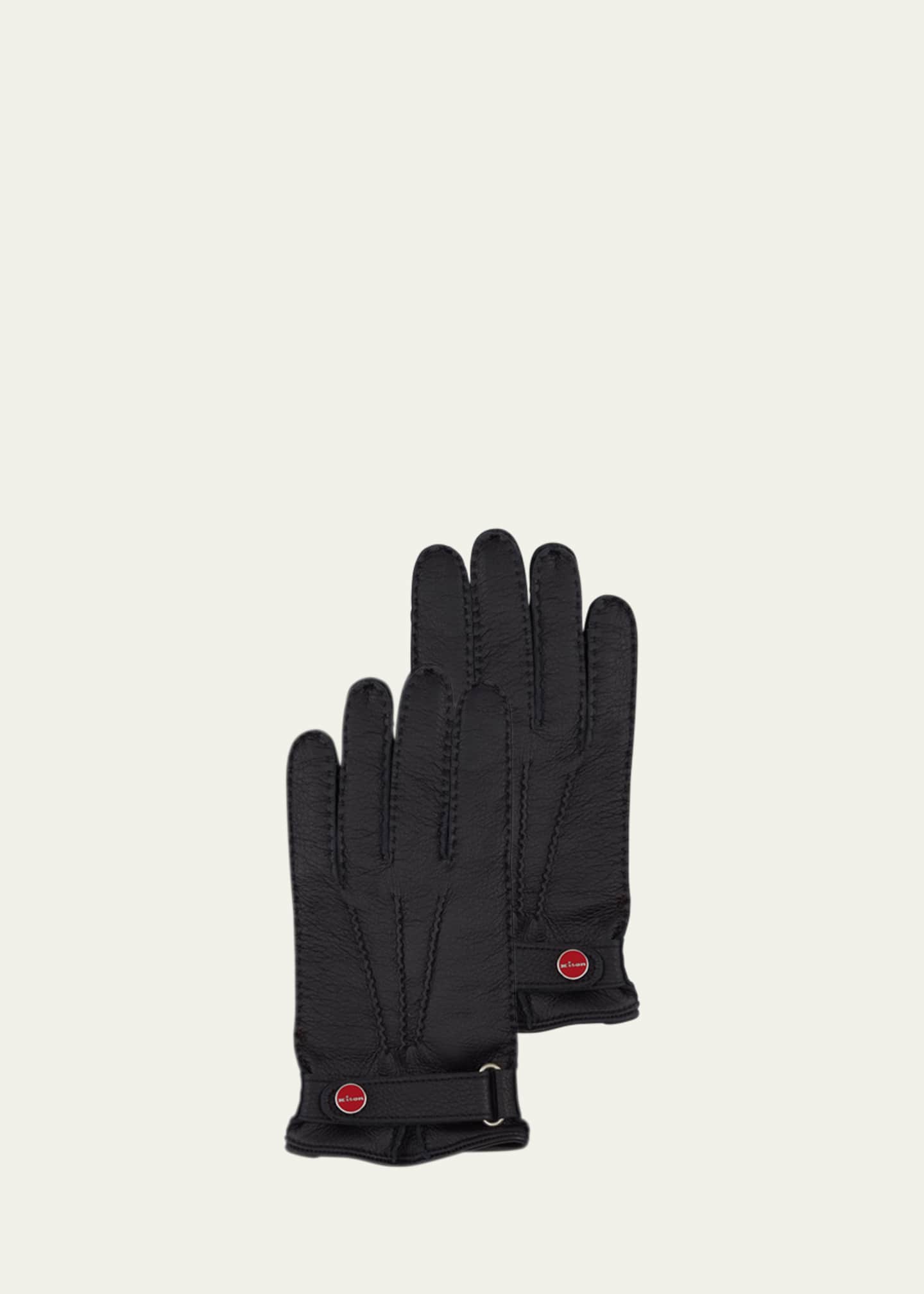 Kiton Men's Deerskin Leather Gloves