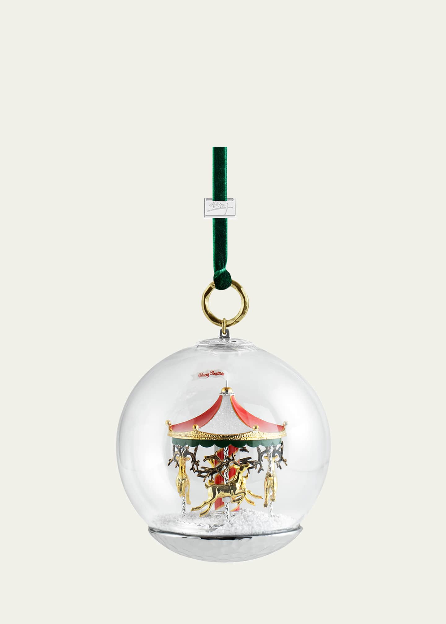 Michael Aram Merry Go Round Snowglobe Ornament Image 2 of 2