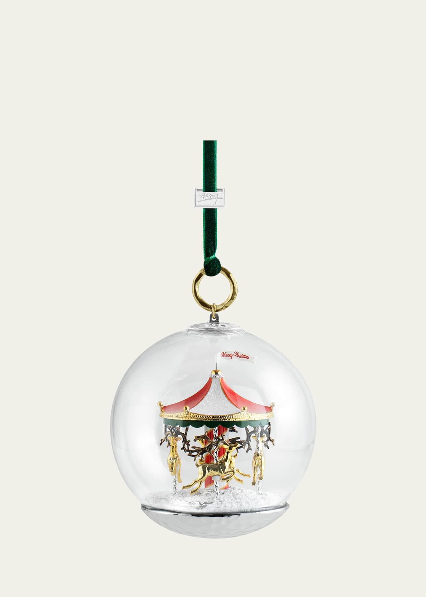 Michael Aram Merry Go Round Snowglobe Ornament Image 1 of 2