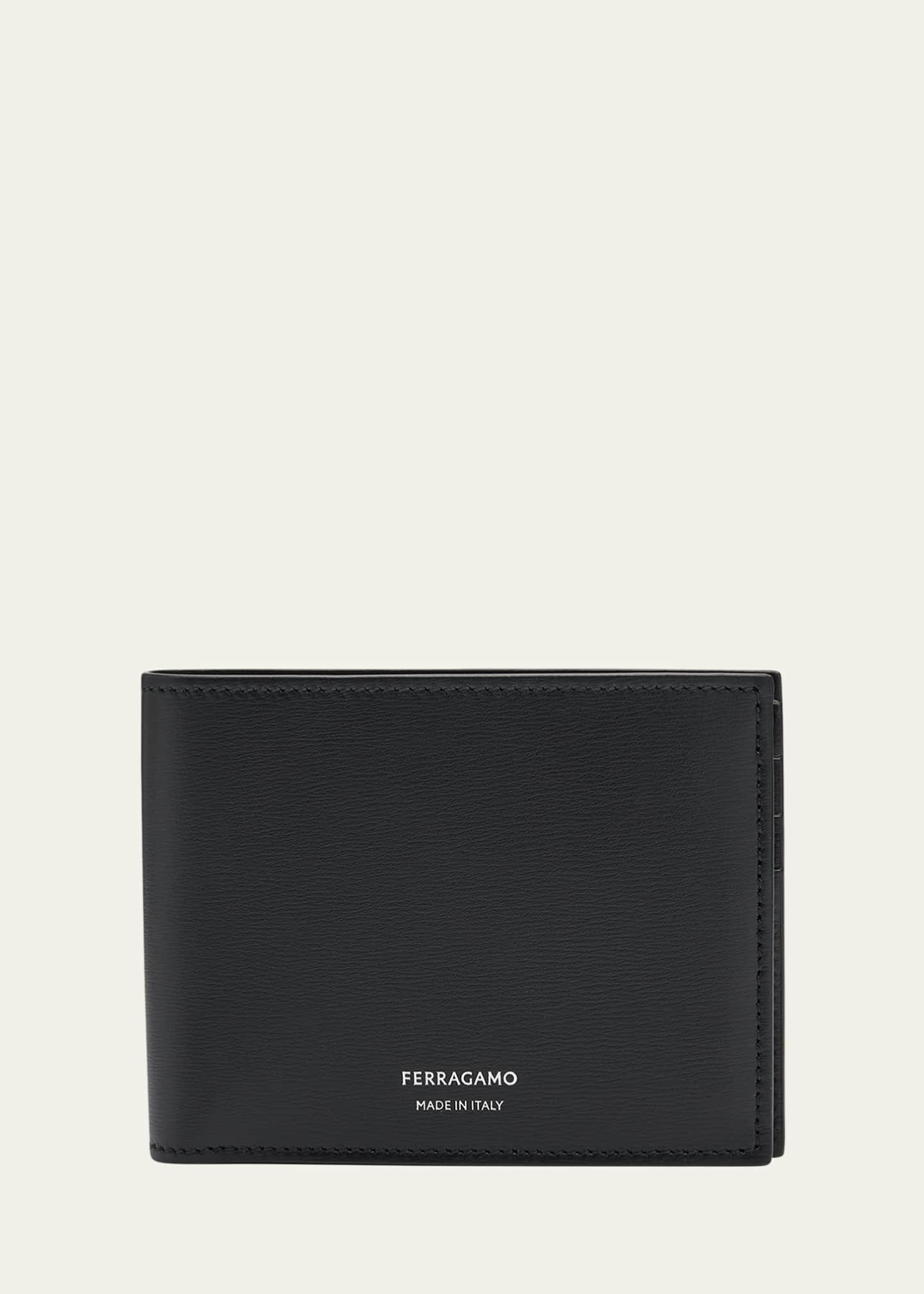 Ferragamo Men's Classic Leather Bifold Wallet Image 1 of 3