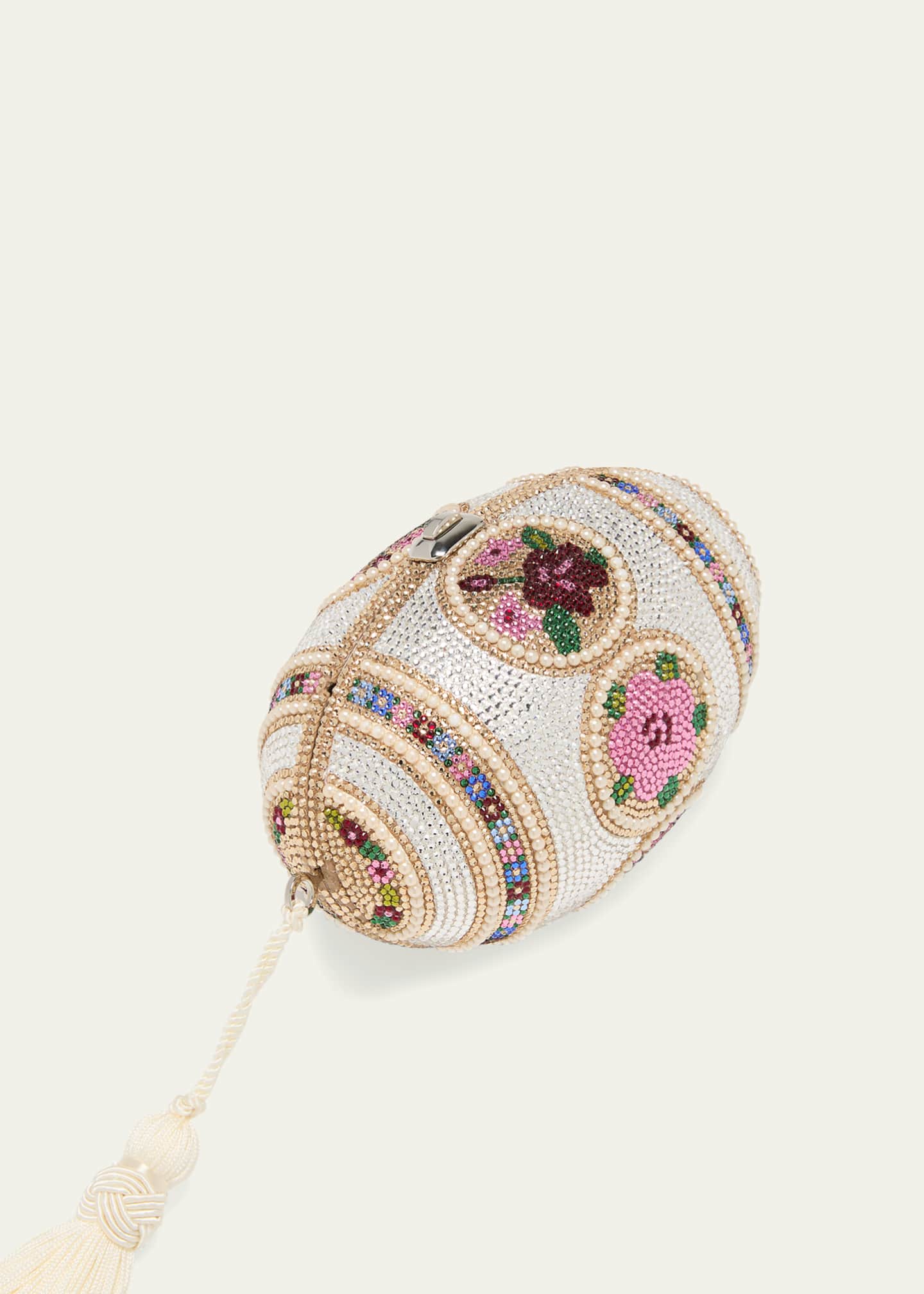 Judith Leiber Couture Mosaic Crystal Egg Clutch Bag