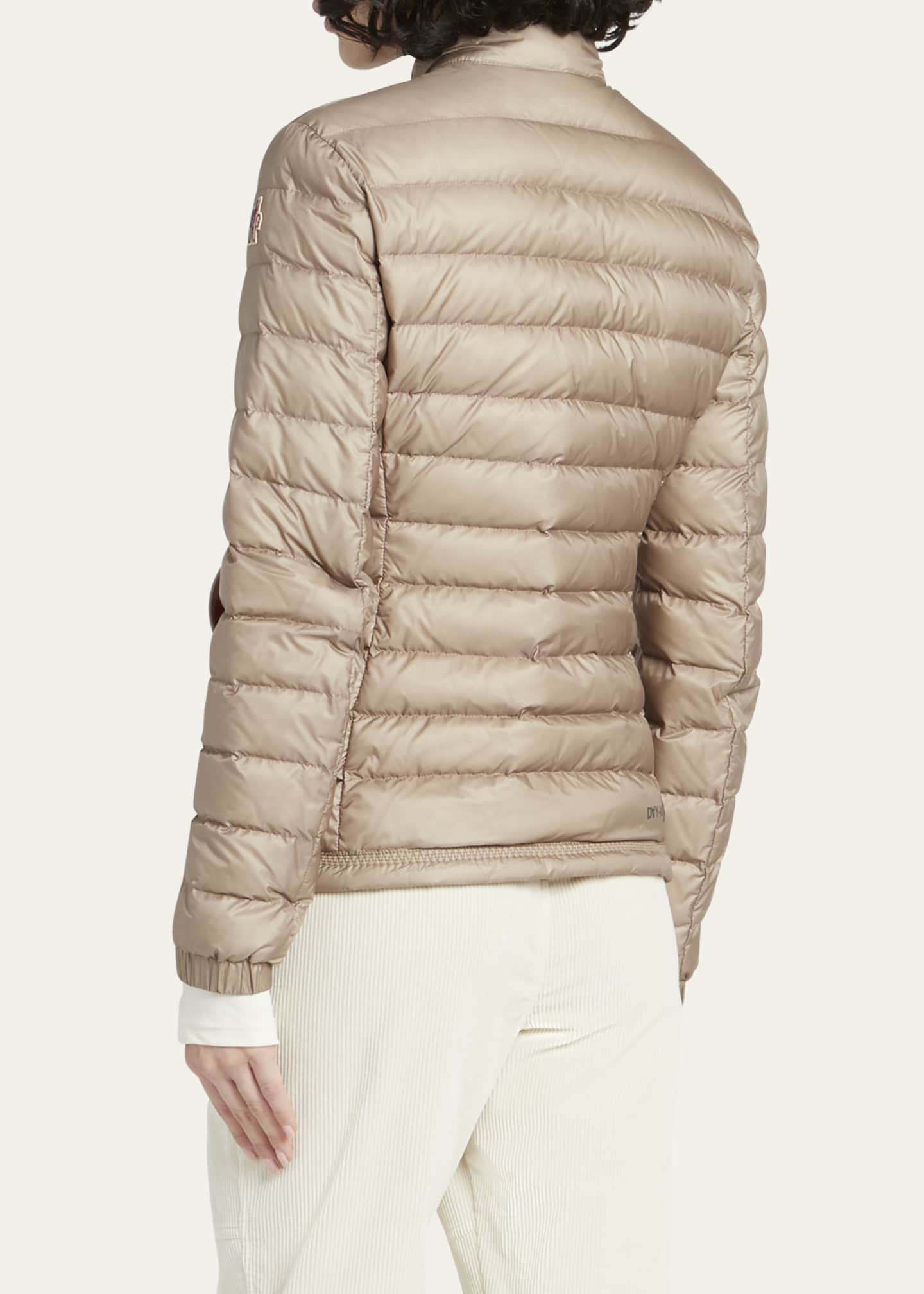 Compact puffer jacket top