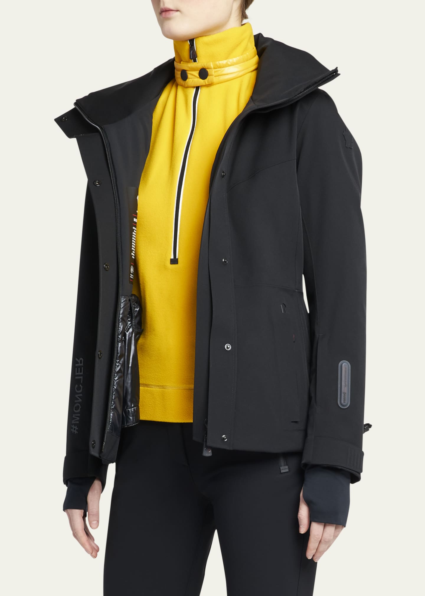 Belted snow jacket store